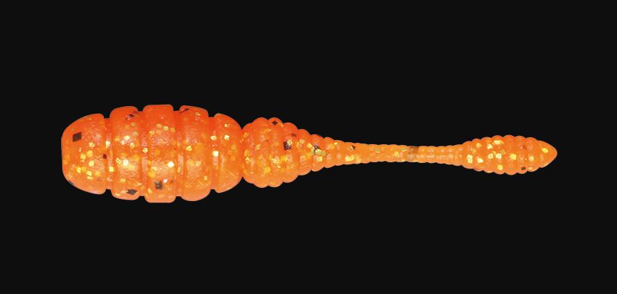Jackall Soft Lure Good Meal Pintail 1.5 Inches Orange Gold Flake (4839)