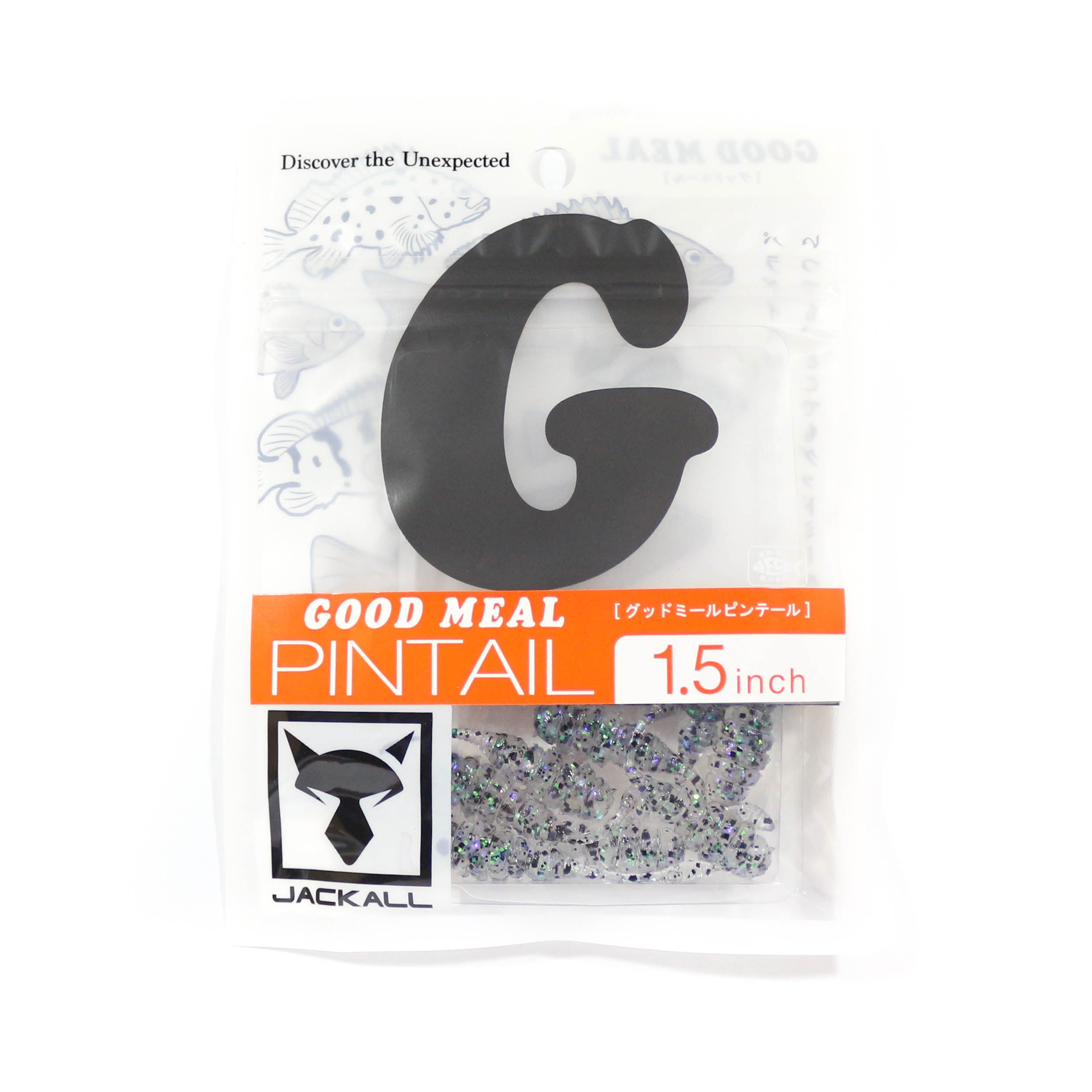 Jackall Soft Lure Good Meal Pintail 1.5 Inches Goodmeal Crystal (4860)