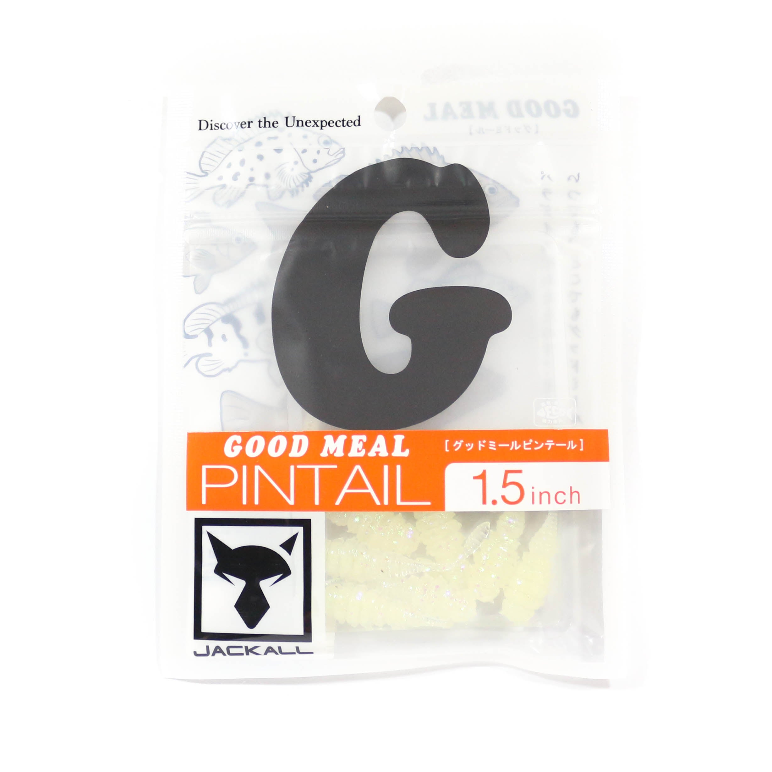 Jackall Soft Lure Good Meal Pintail 1.5 Inches Goodmeal Glow (4877)
