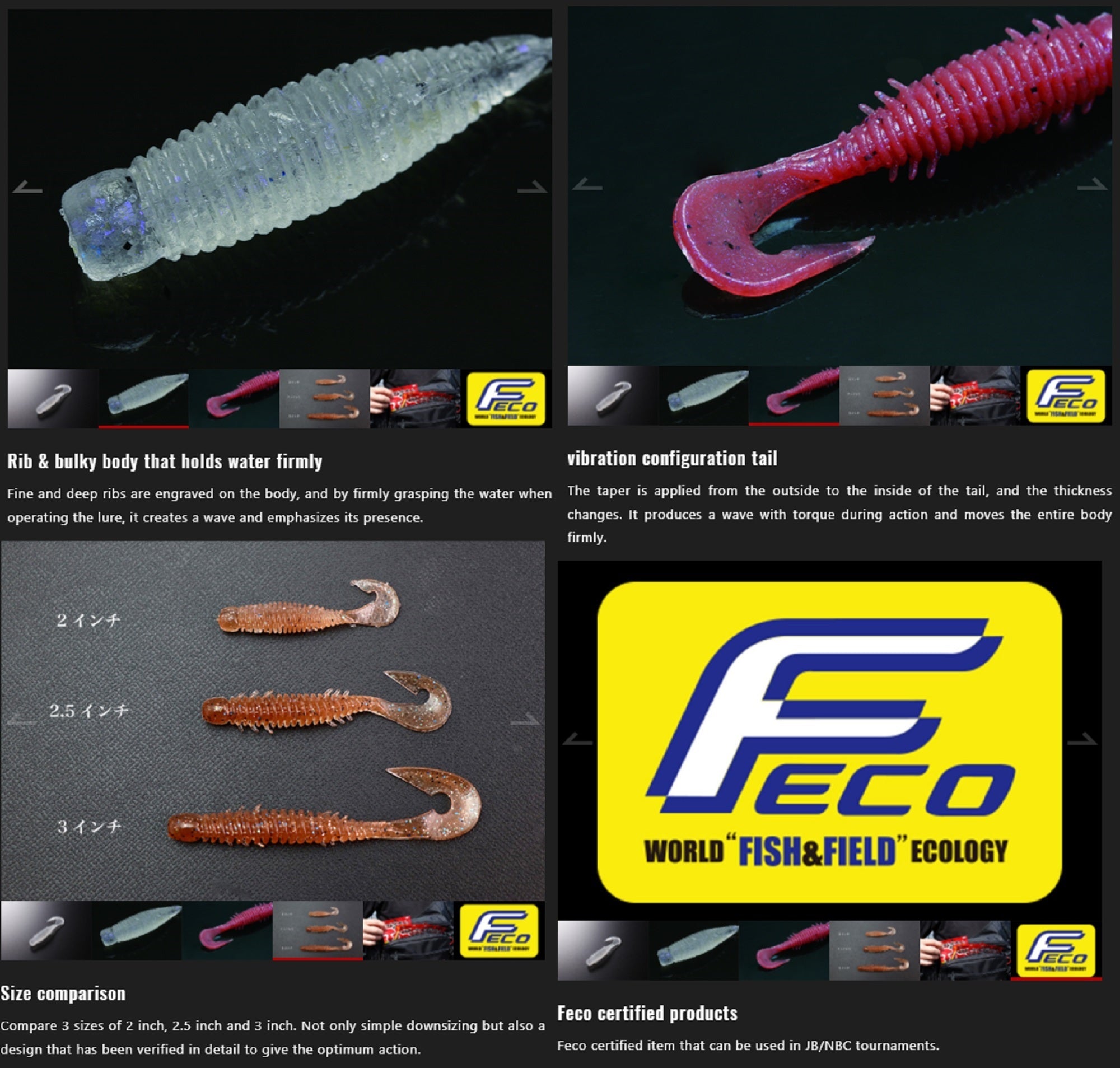 Sale Jackall Soft Lure Wobbring Grub Tail 2 Inches Prism Fry Clear (5515)
