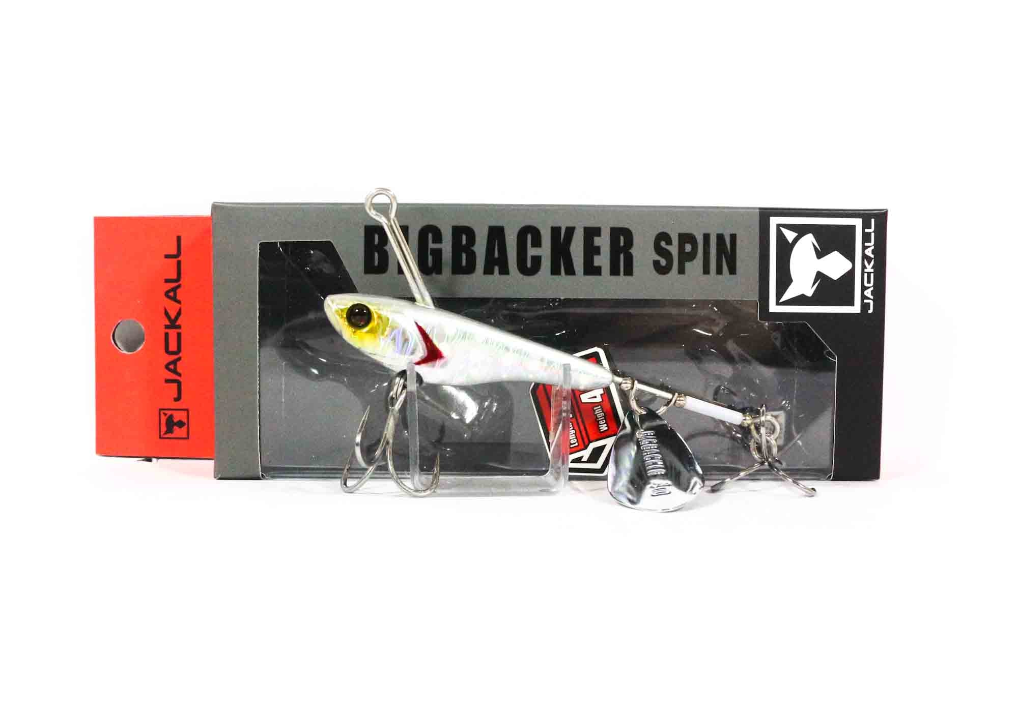 Jackall Big Backer Spin 40 grams 110 mm Sinking Lure Magma Silver (7151)