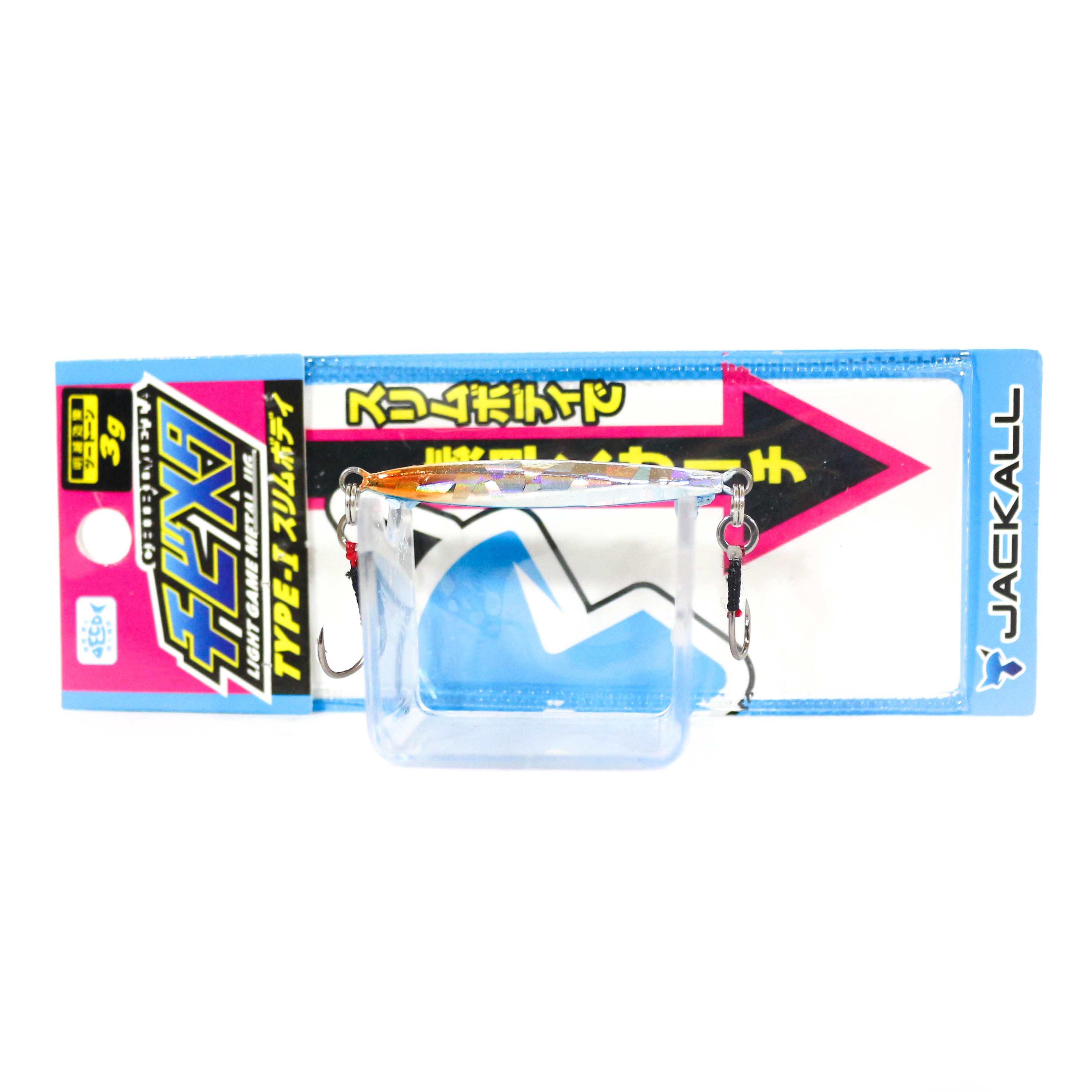 Jackall Metal Jig Chibi Metal Type I 3 grams Glow Dot Iwashi (7373)