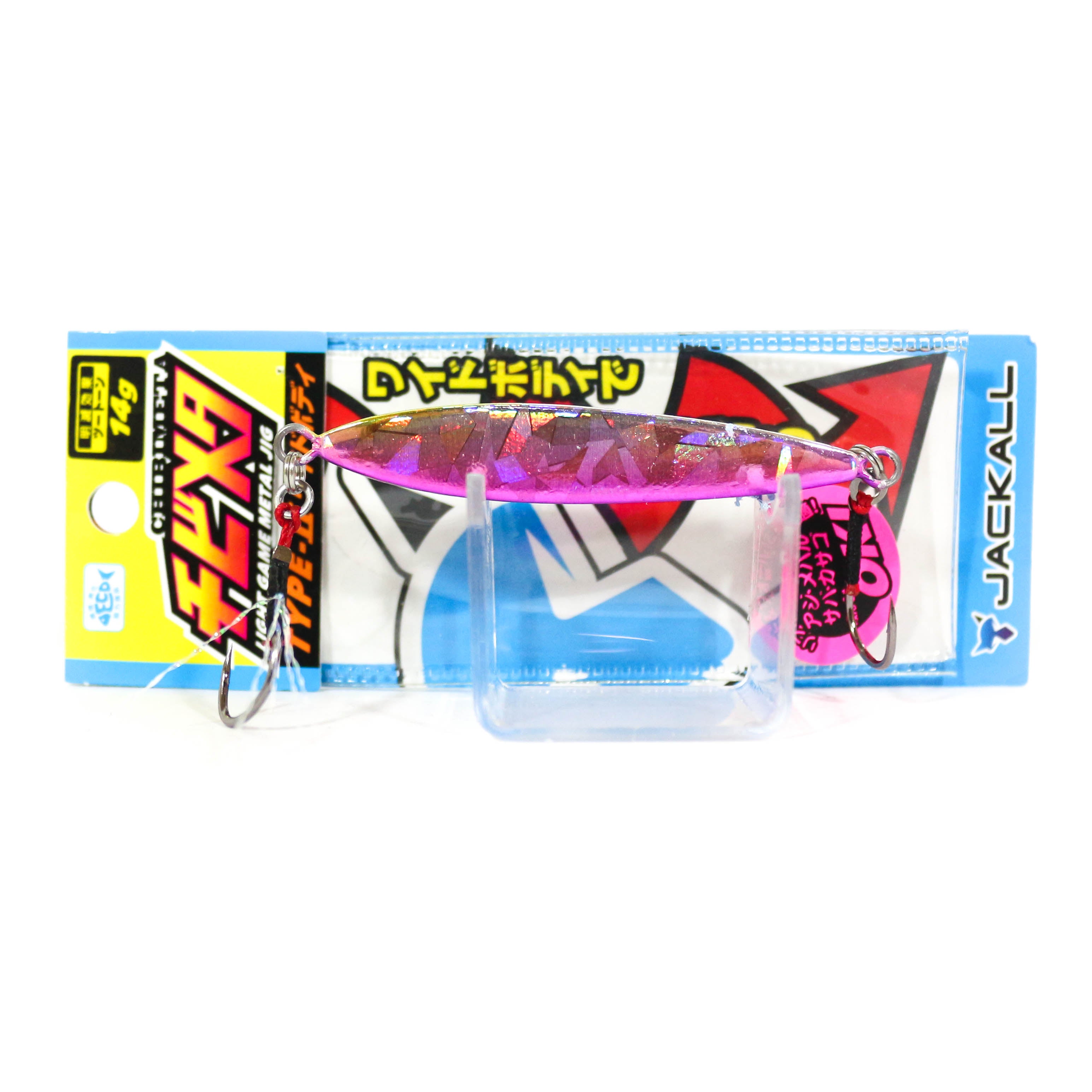 Jackall Metal Jig Chibi Metal Type II 14 grams Glow Dot Pink Iwashi (7748)