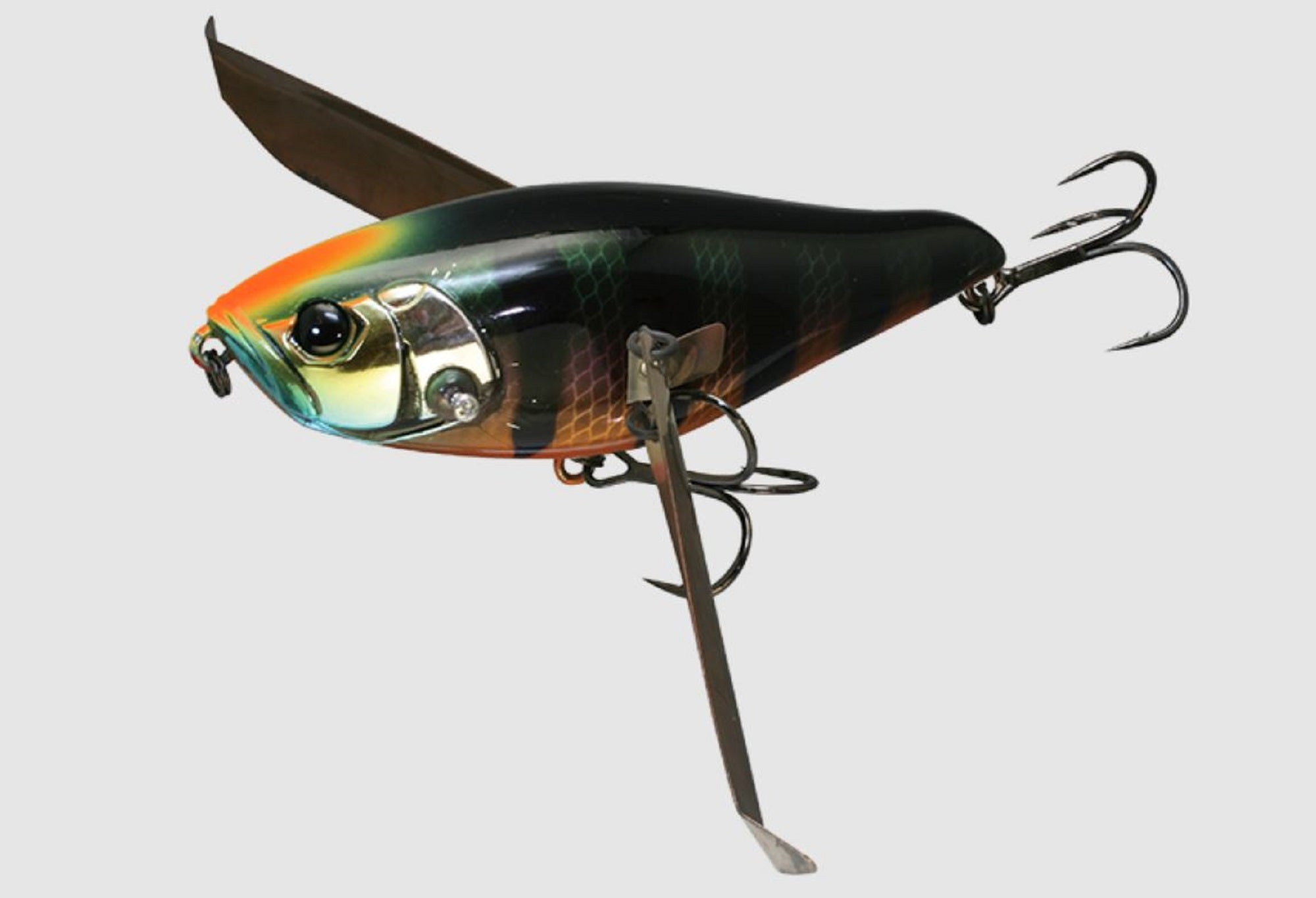 Jackall RV-Crawler 102 mm 31 grams Floating Lure HL Black Gill (7809)
