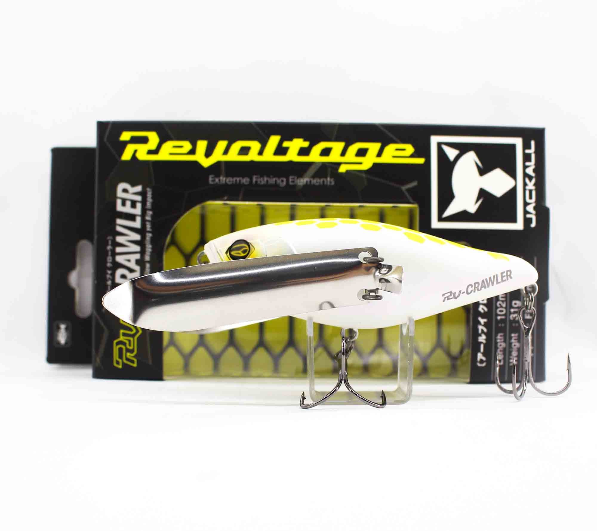 Jackall RV-Crawler 102 mm 31 grams Floating Lure Racing White (7823)