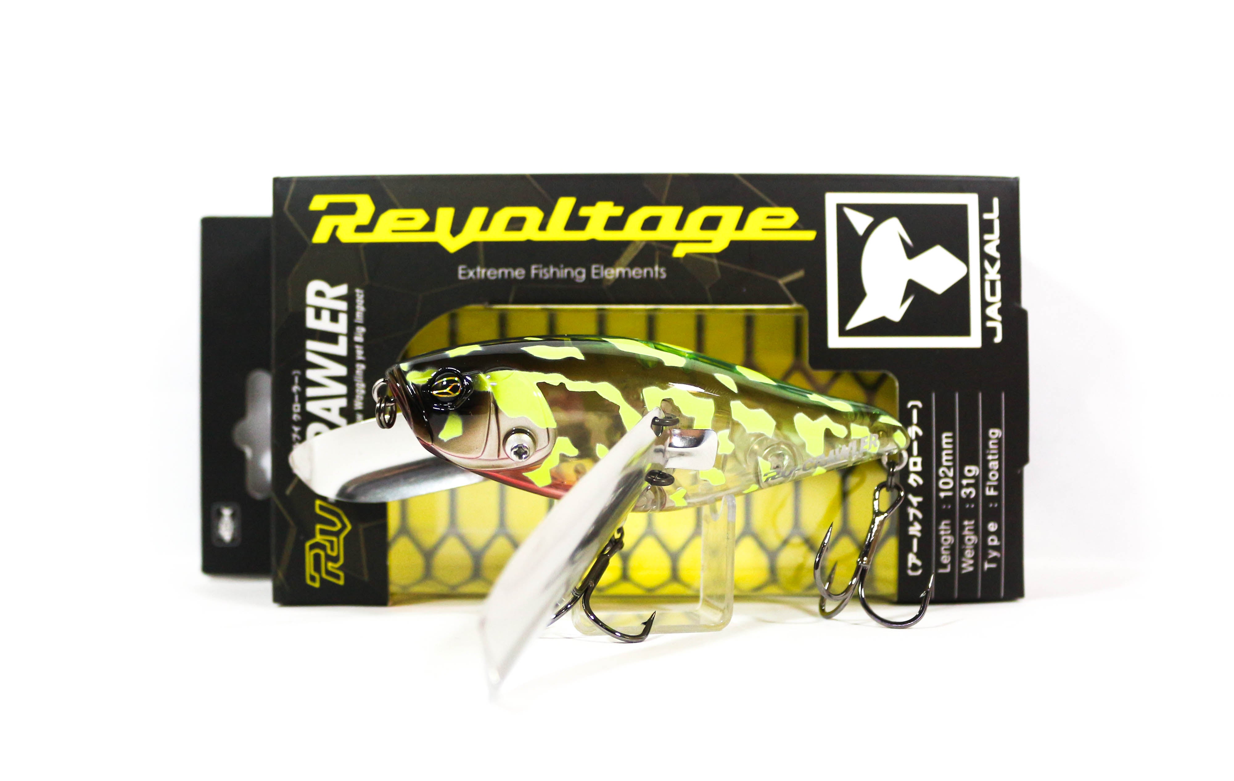 Jackall RV-Crawler 102 mm 31 grams Floating Lure Grass Frog (7847)