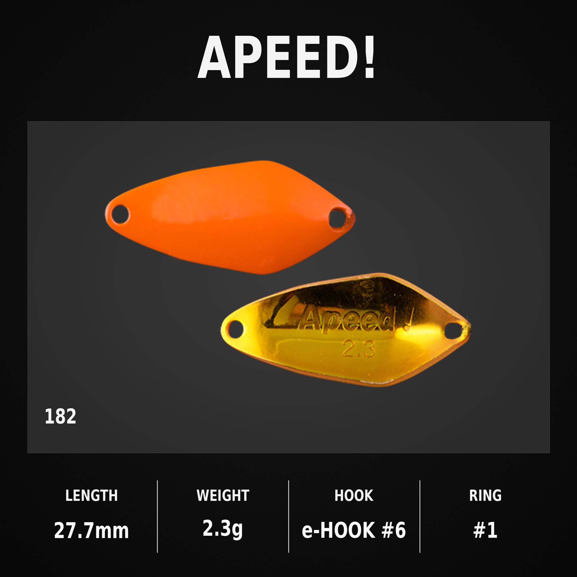 Jackall Timon Apeed Trout Spoon 2.3 grams 182 (0342)