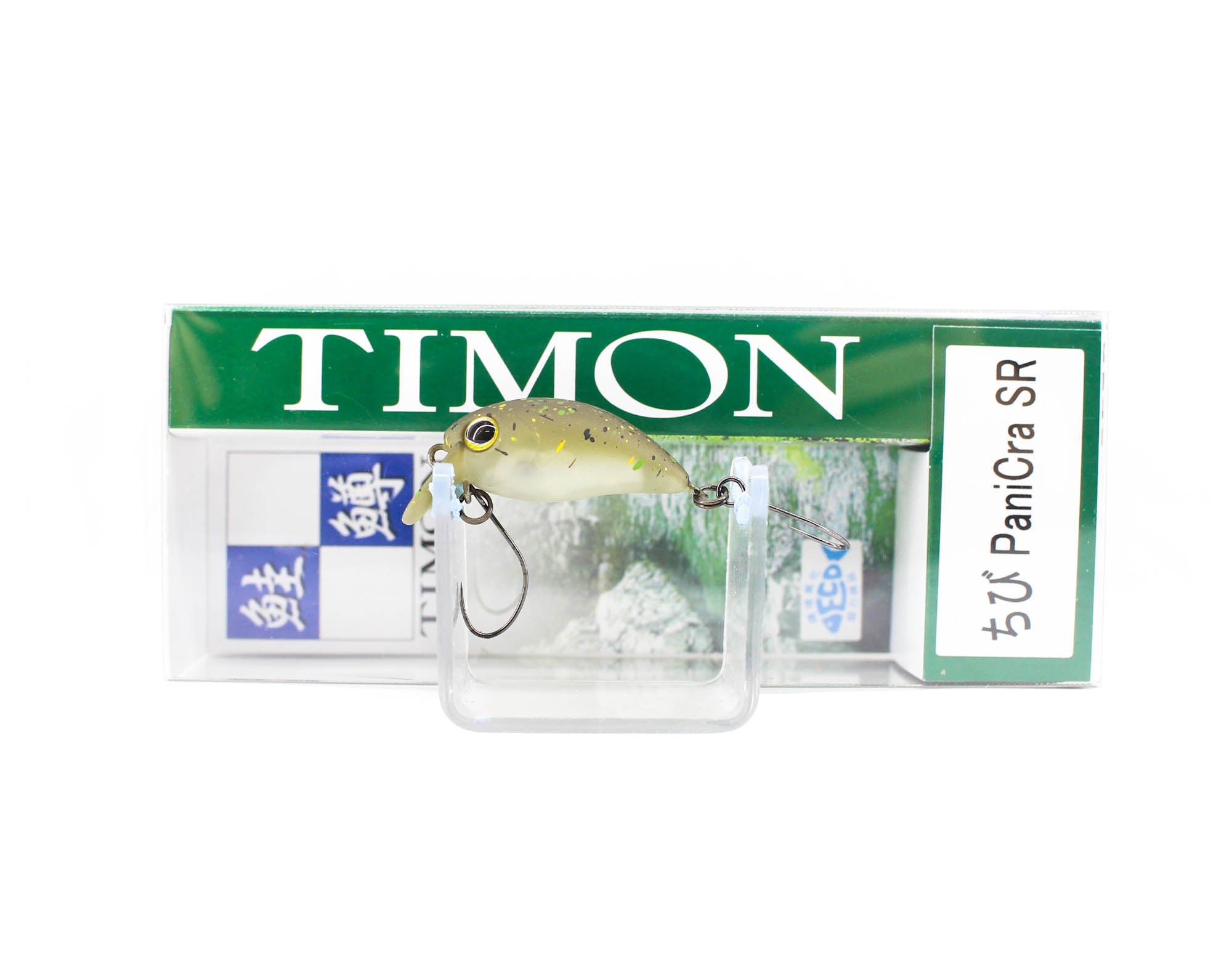 Jackall Timon Chibi Panicra SR 25 mm Floating Lure Pelle Olive (1301)
