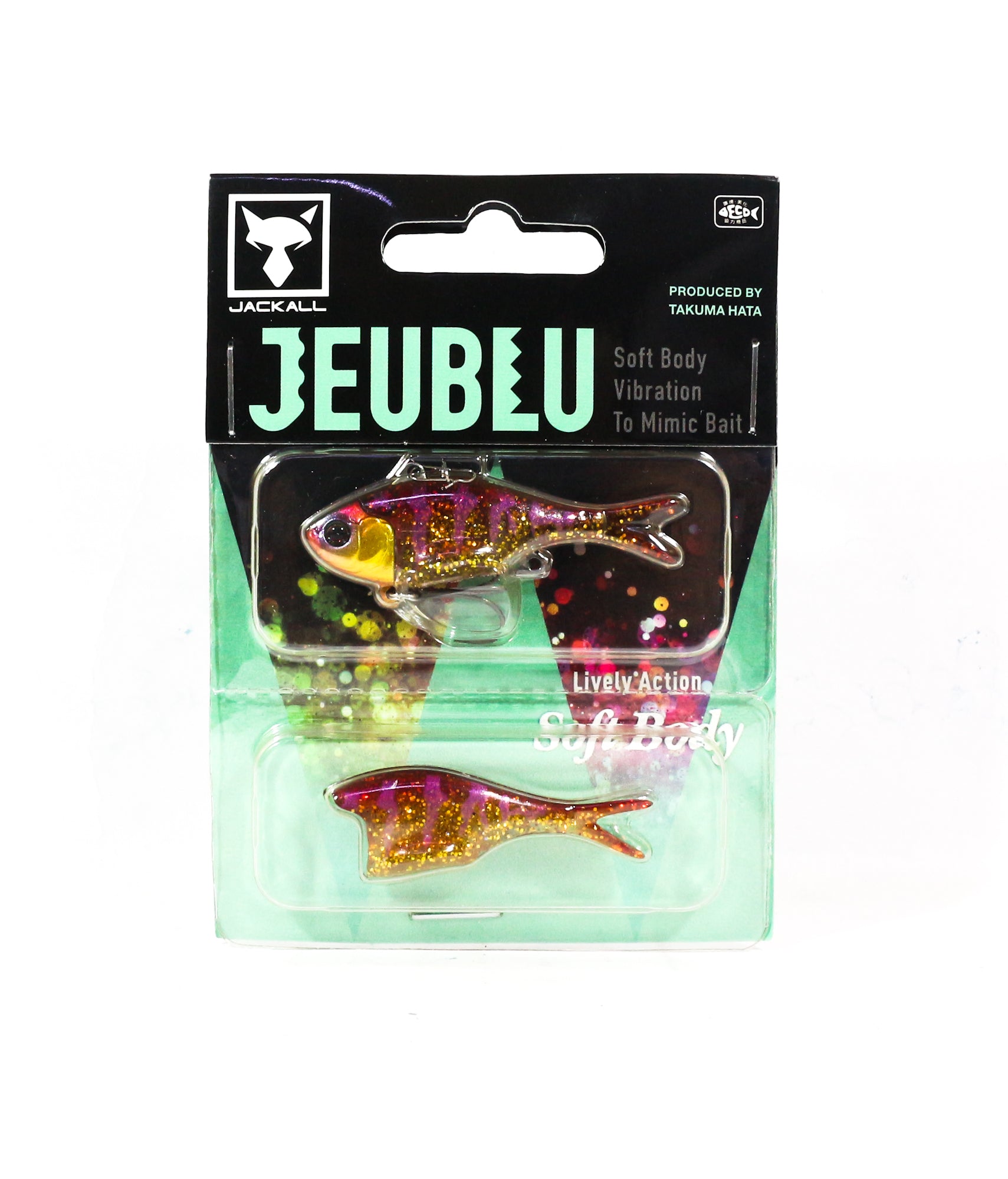 Jackall Jeu Blu 52 Vibration Sinking Lure 6.4 grams Red Gold Gill (1578)