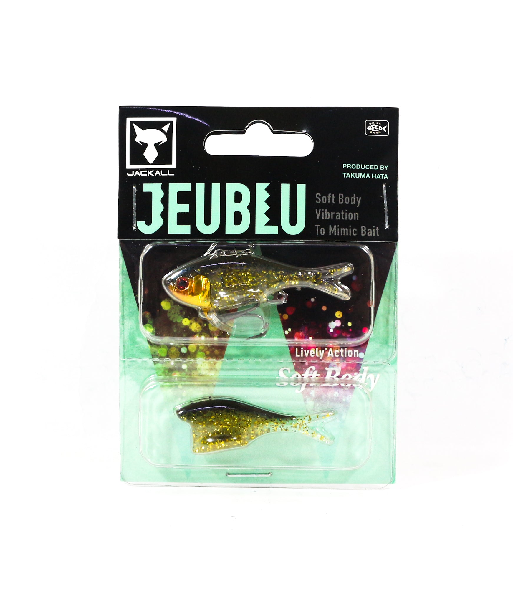 Jackall Jeu Blu 52 Vibration Sinking Lure 6.4 grams Gold Black (1592)