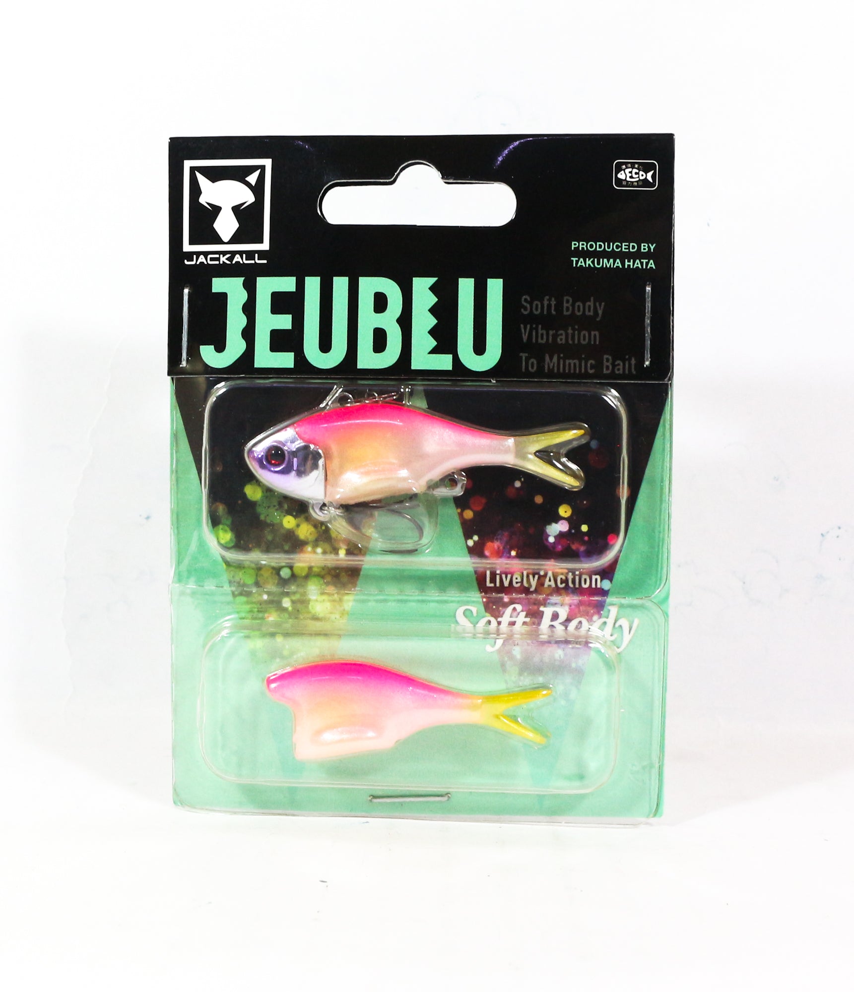 Jackall Jeu Blu 52 Vibration Sinking Lure 6.4 grams Pink Back Pearl (1608)