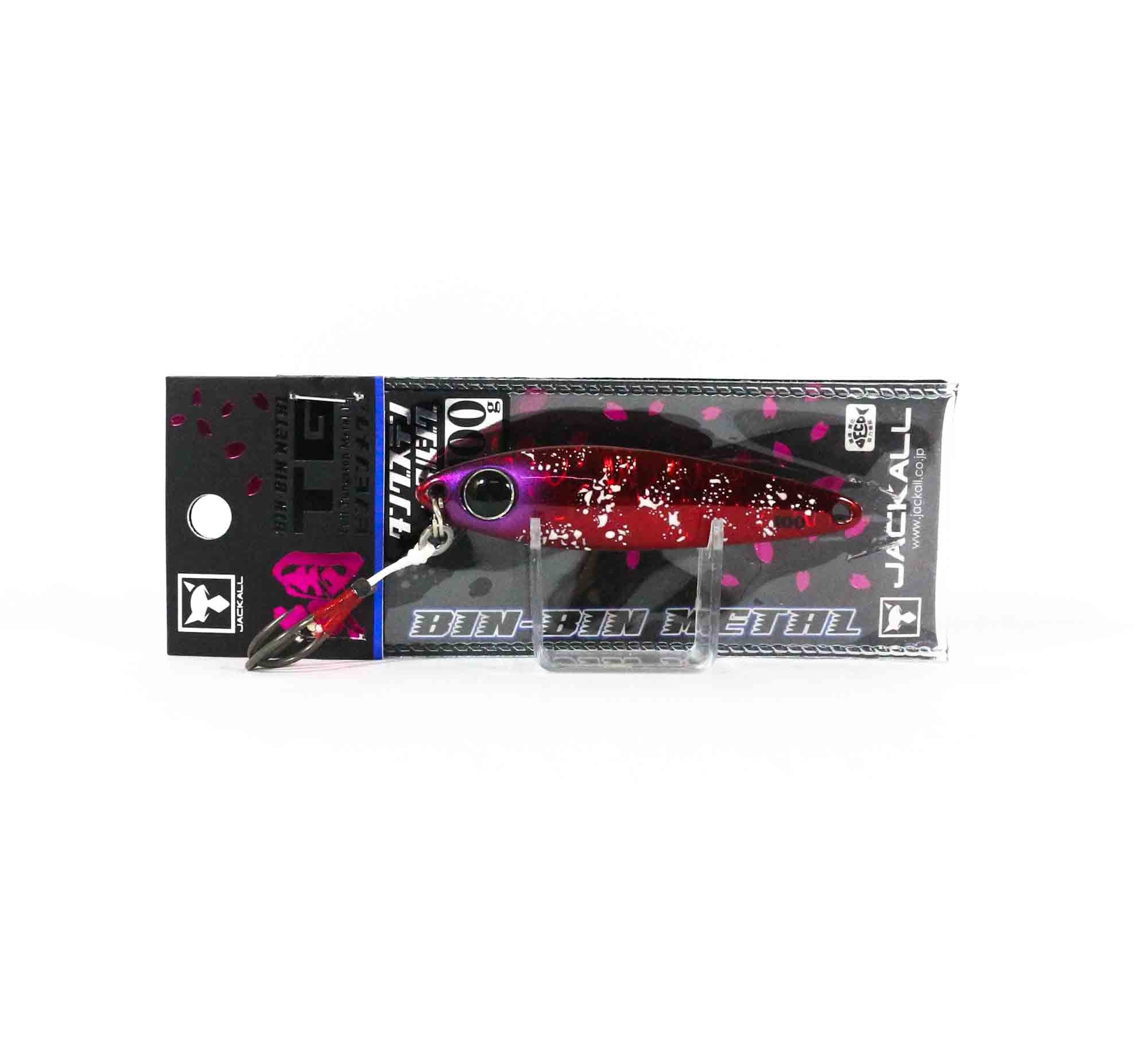 Jackall Metal Jig Bin Bin TG Tungsten 100 grams Red Ika Glow (1950)