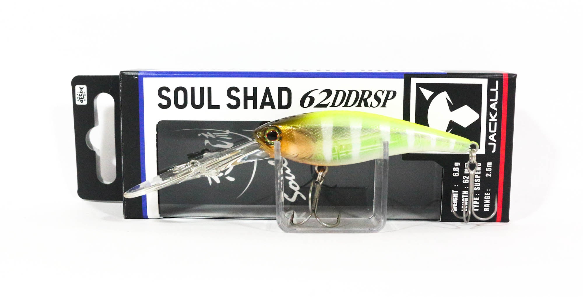 Jackall Soul Shad 62 DDR Suspend Lure POL Chart Back Bluegill (2711)