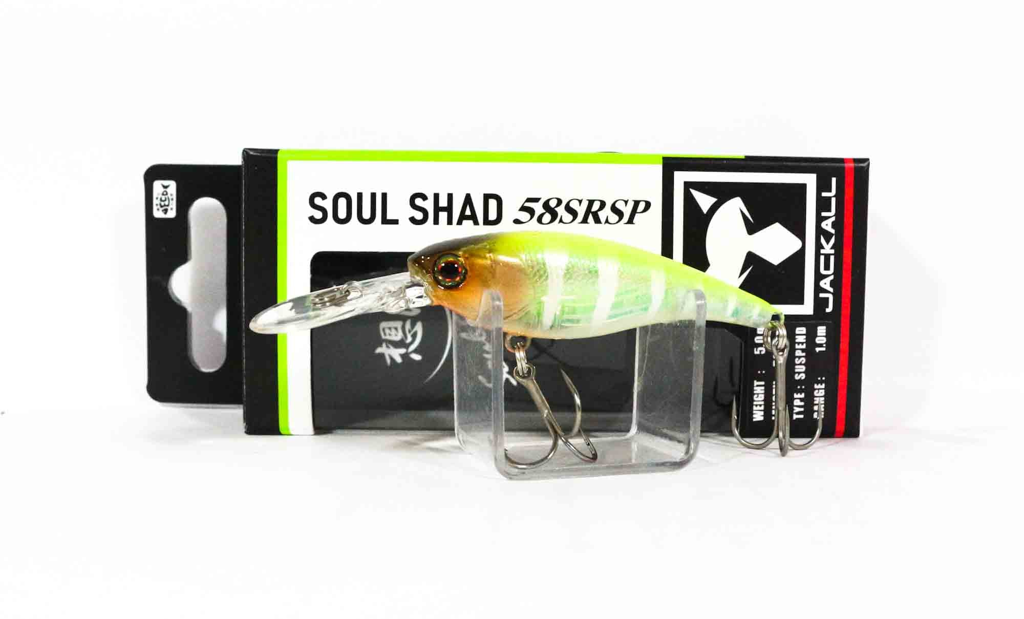 Jackall Soul Shad 58SR SP Shallow Suspend Lure POL Chart BG (2773)