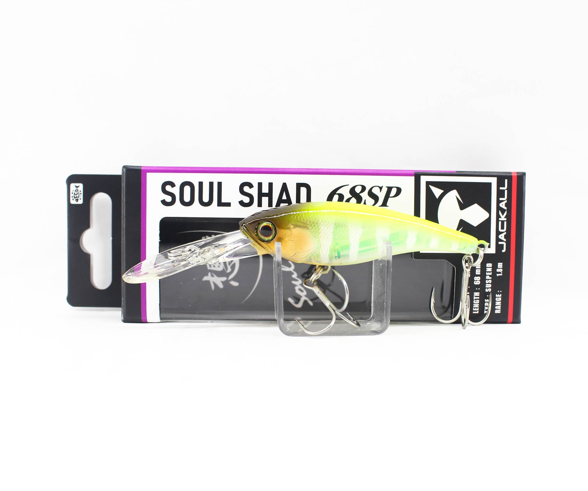 Jackall Soul Shad 68SP Suspend Lure POL Chart Back Bluegill (2834)