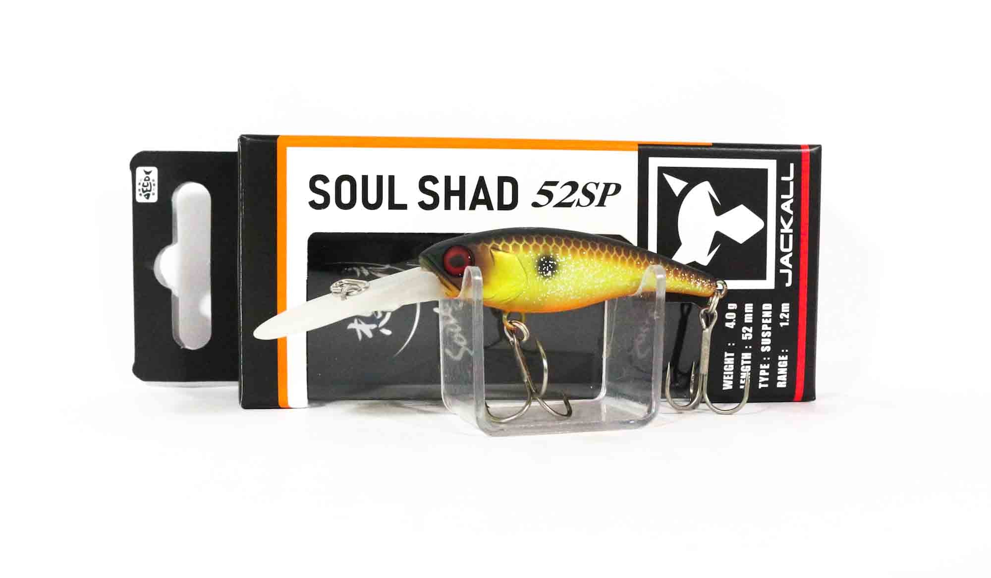 Jackall Soul Shad 52SP Suspend Lure Muddy Chart Fish (2865)