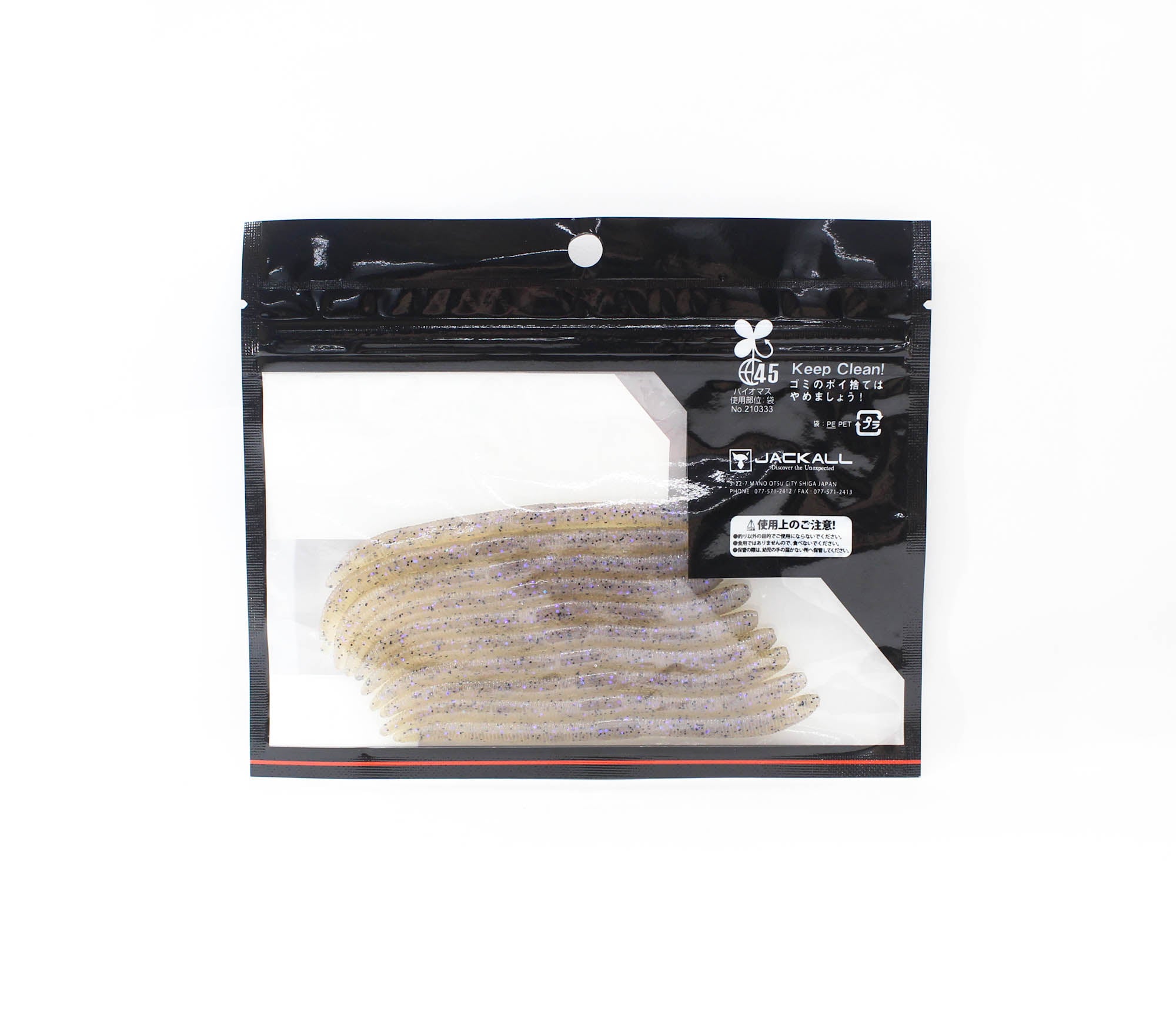 Jackall Soft Lure Flick Shake 3.8 Inches Suji Shrimp (4197)