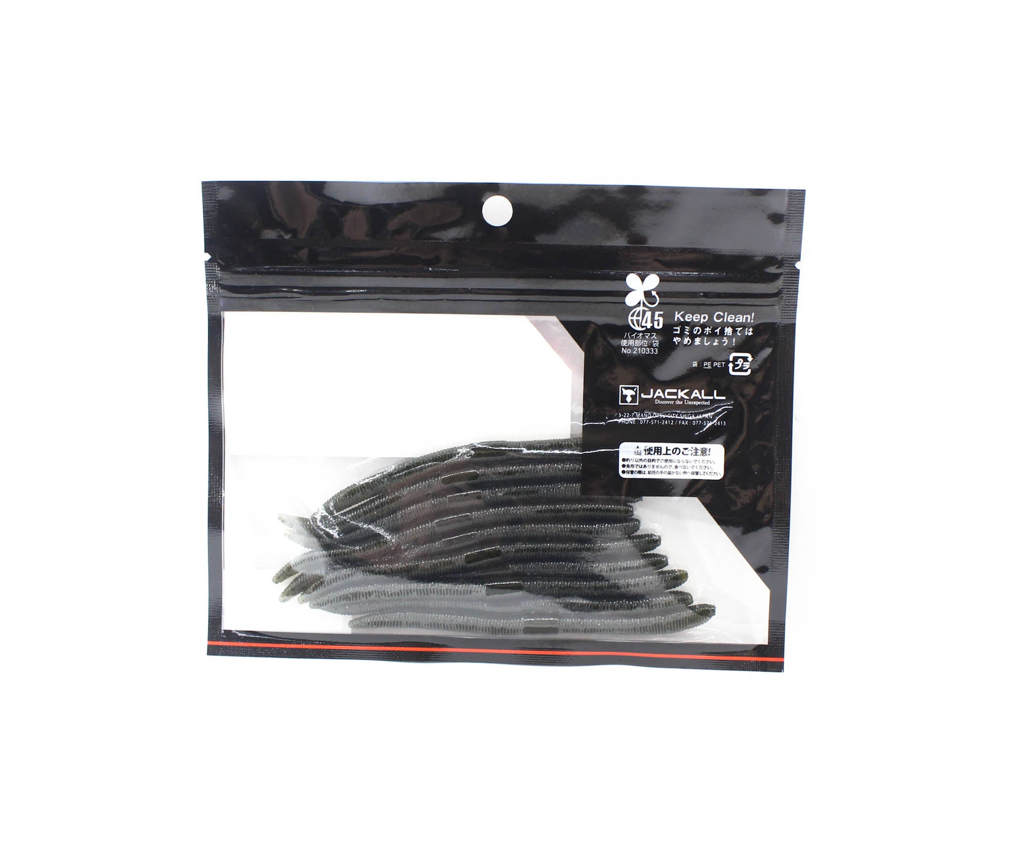 Jackall Soft Lure Flick Shake 3.8 Inches Watemelon Pepper (4203)