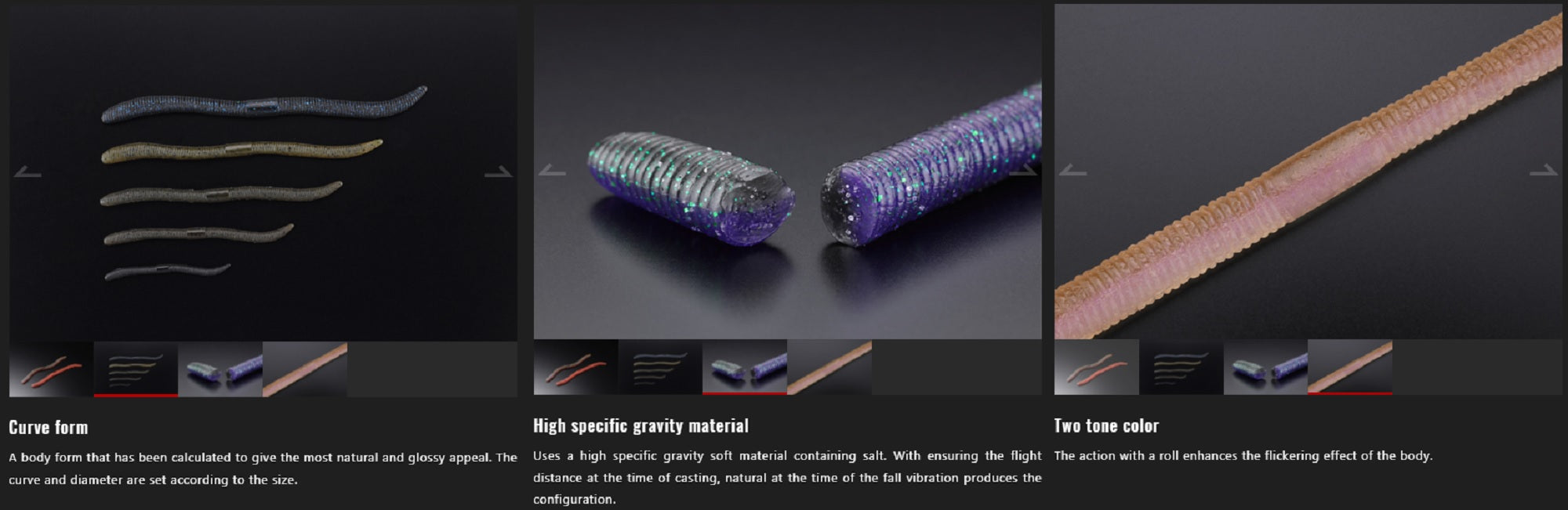 Jackall Soft Lure Flick Shake 5.8 Inches Purple Winnie (4746)
