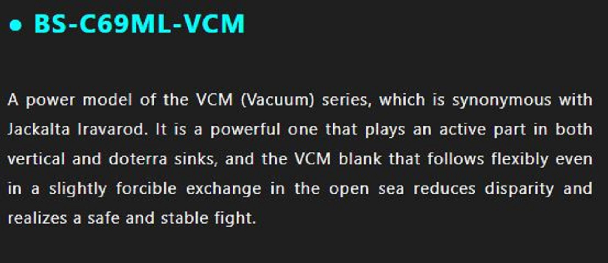 Sale Jackall Rod Baitcast Bin Bin Stick VCM BS-C69ML-VCM (6054)