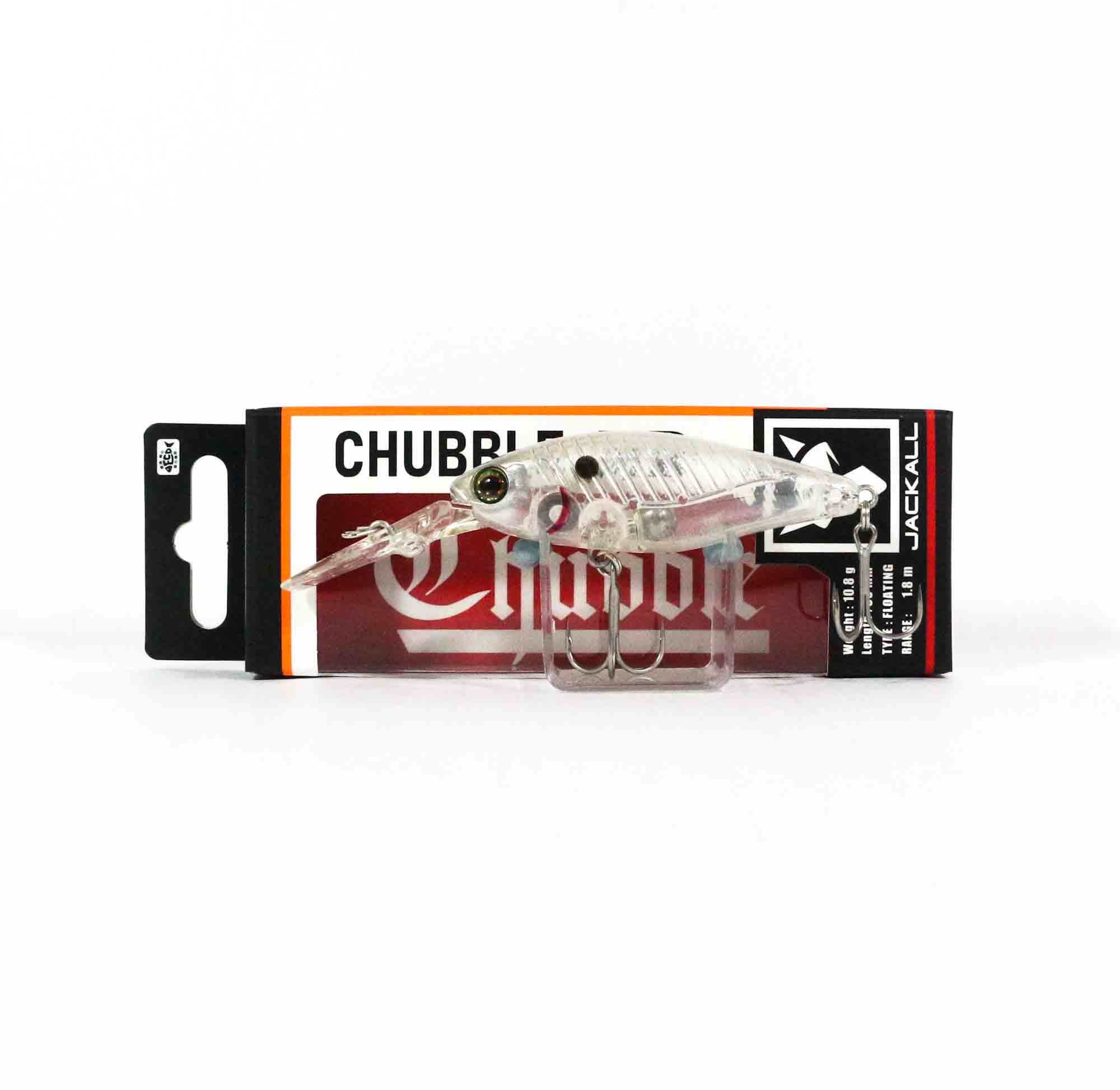 Jackall Chubble MR Minnow 65 mm 10.8 grams Floating Lure Clear (7952)