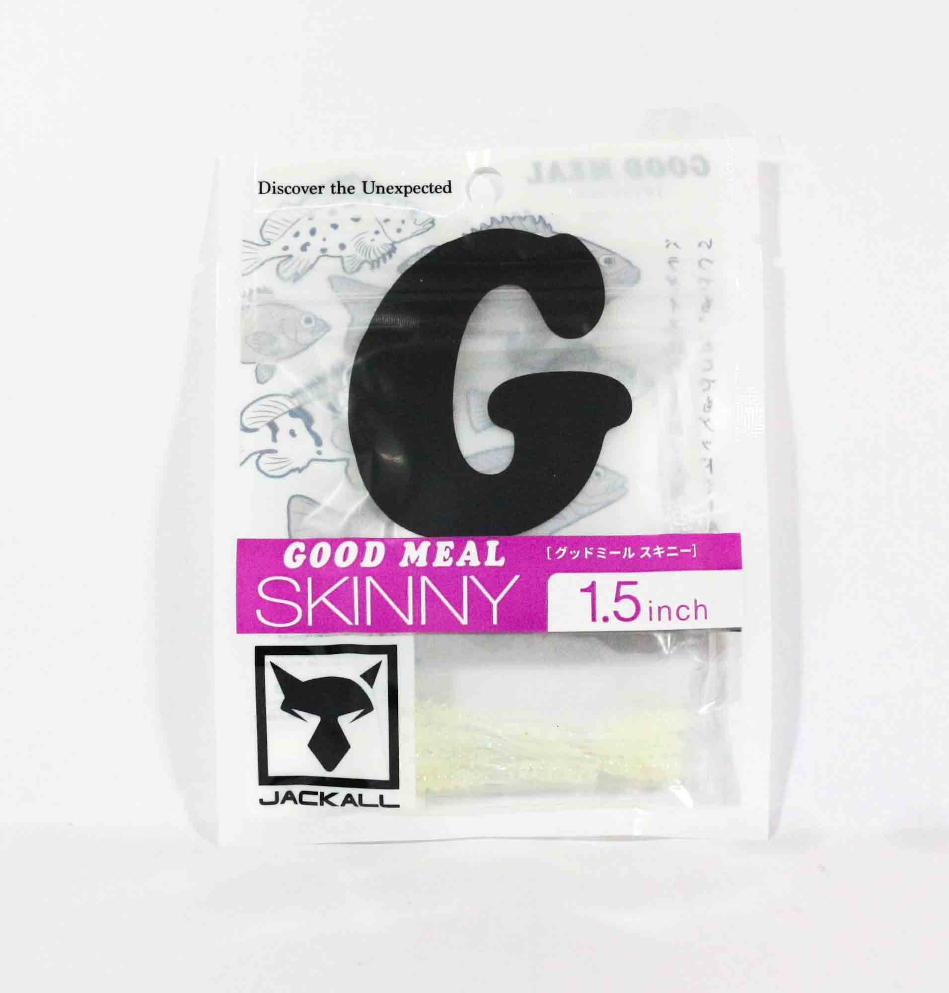 Jackall Soft Lure Good Meal Skinny 1.5 Inches Goodmeal Goodmeal Glow (8119)