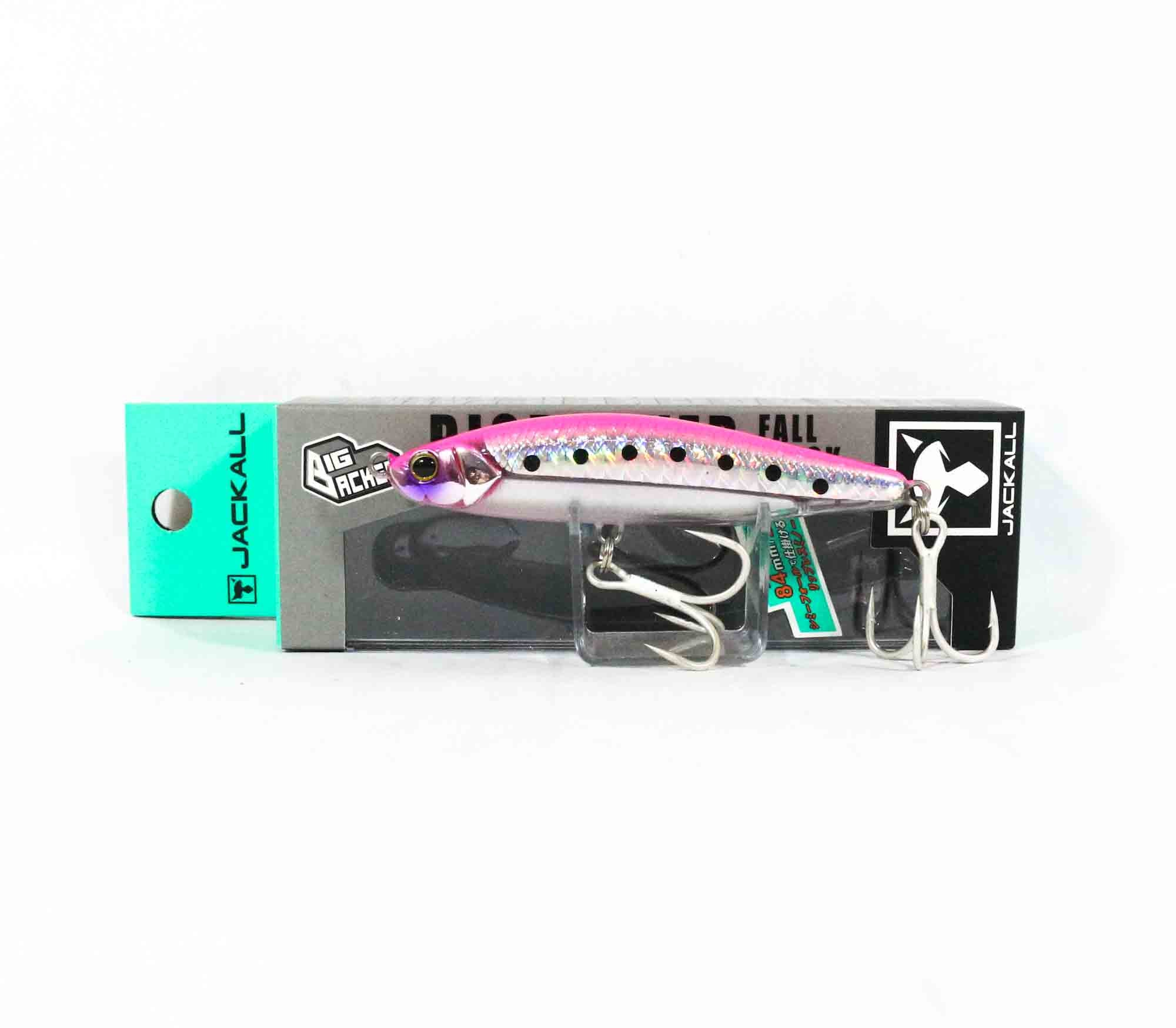 Jackall Big Backer Fall Trick 84 Pencil Sinking Lure Pink Back Iwash (0324)