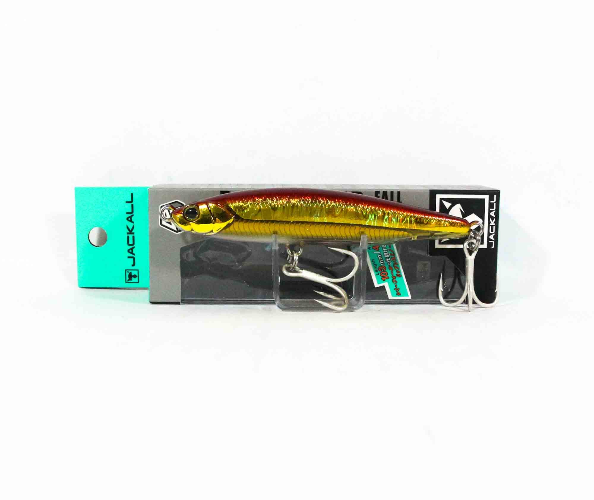 Sale Jackall Big Backer Fall Trick 103 Pencil Sinking Lure Red Gold (0379)
