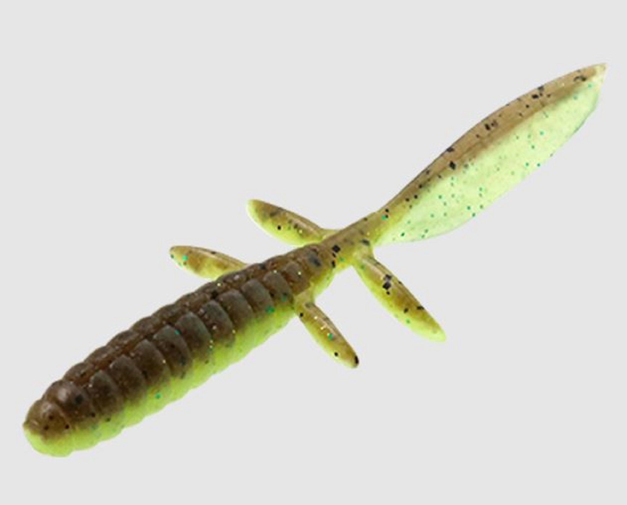 Jackall Soft Lure DB Uma Free 3.8 Inches Green Pumpkin Chart (0492)