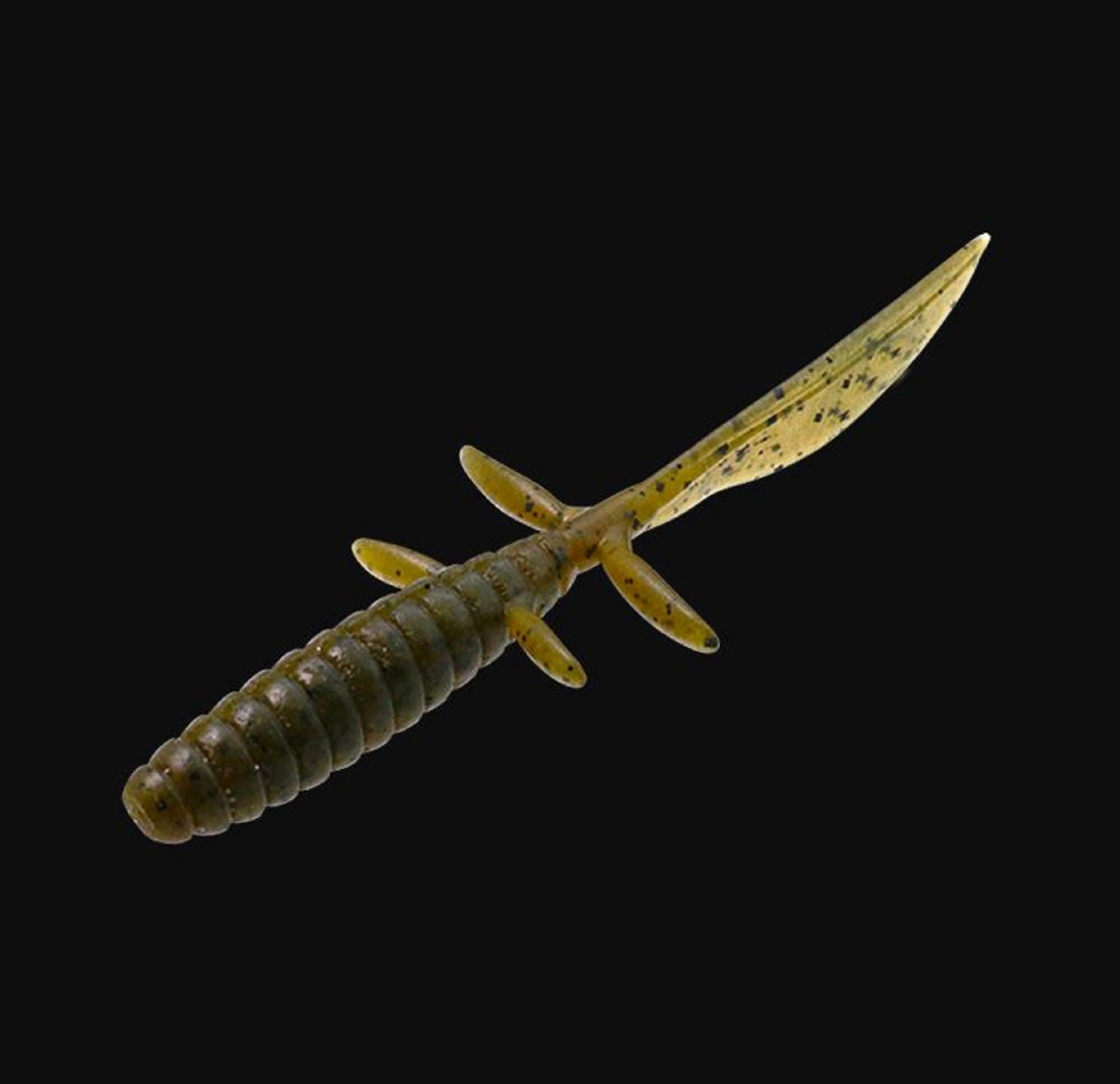 Jackall Soft Lure DB Uma Free 4.5 Inches Green Pumpkin Pepper (0546)