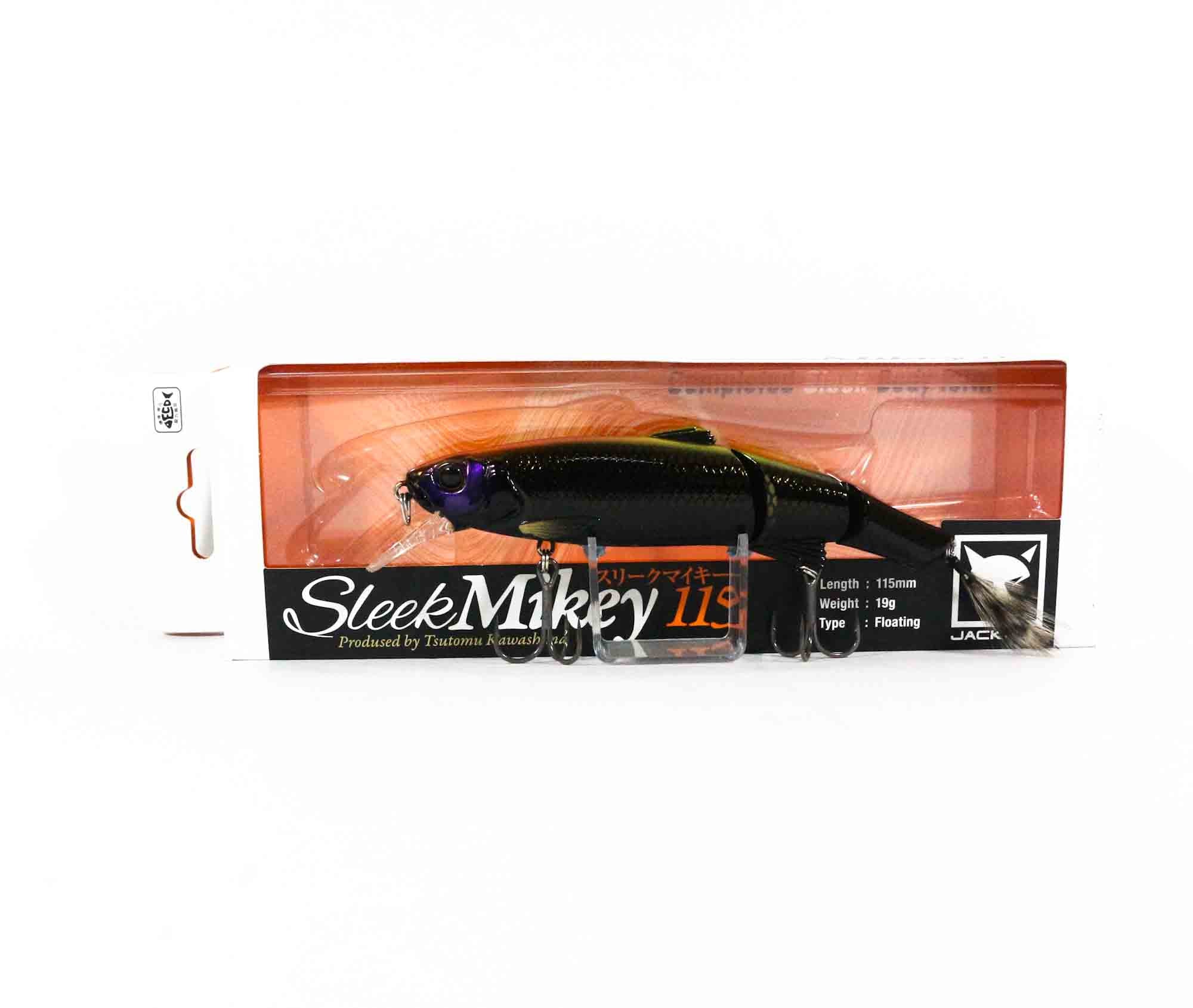 Jackall Mikey Sleek 115 Floating Lure Uroko HL Jakumeimetsu Black (1871)