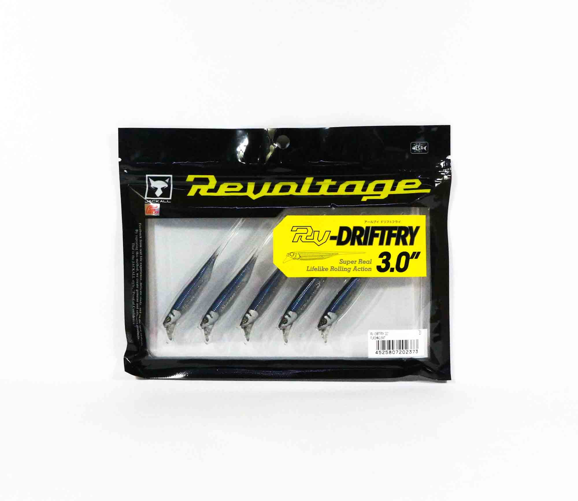 Jackall Soft Lure RV-Drift Fry 3 Inch Flashing Bait (2373)