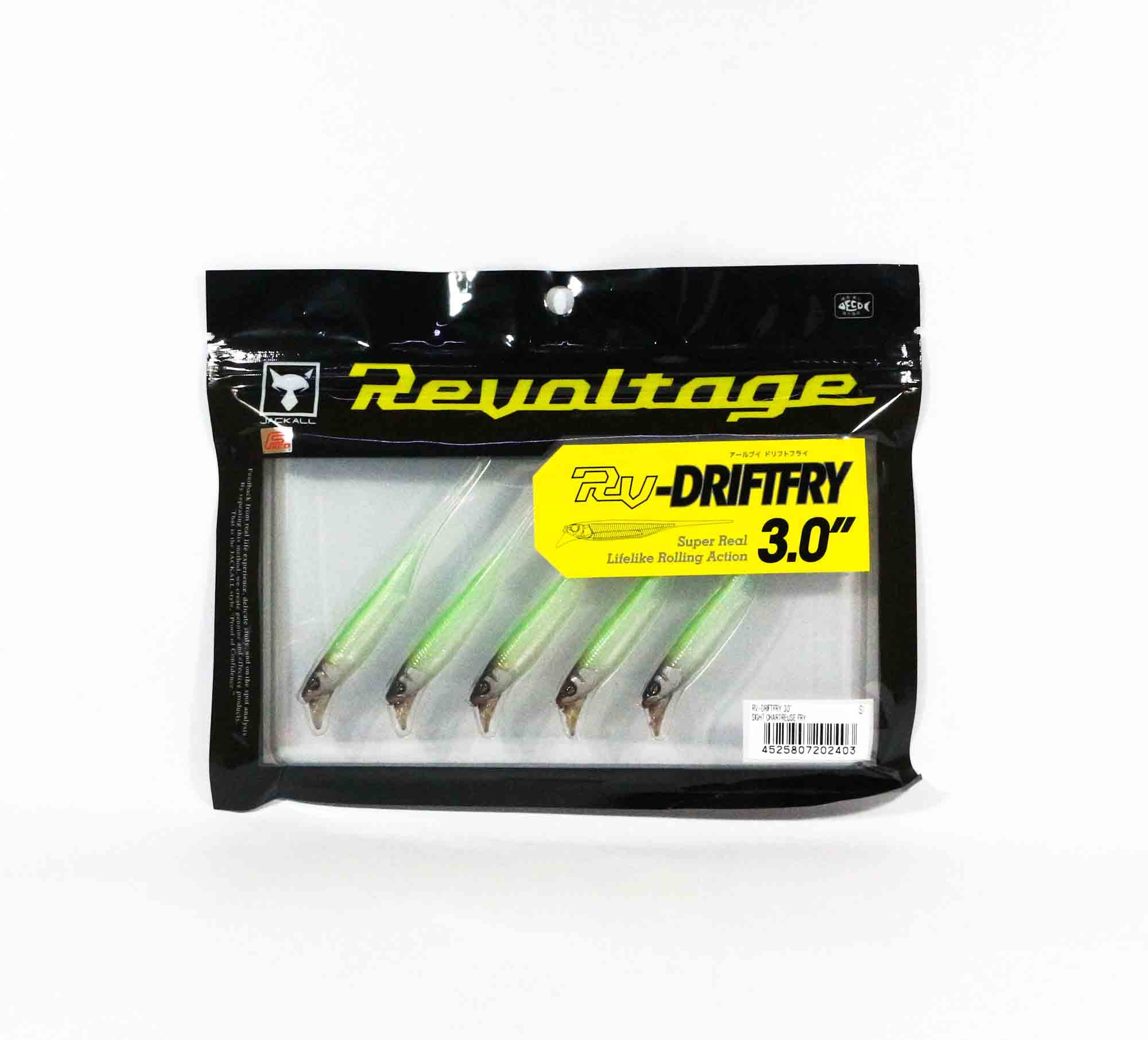 Jackall Soft Lure RV-Drift Fry 3 Inch Sight Chart Fry (2403)