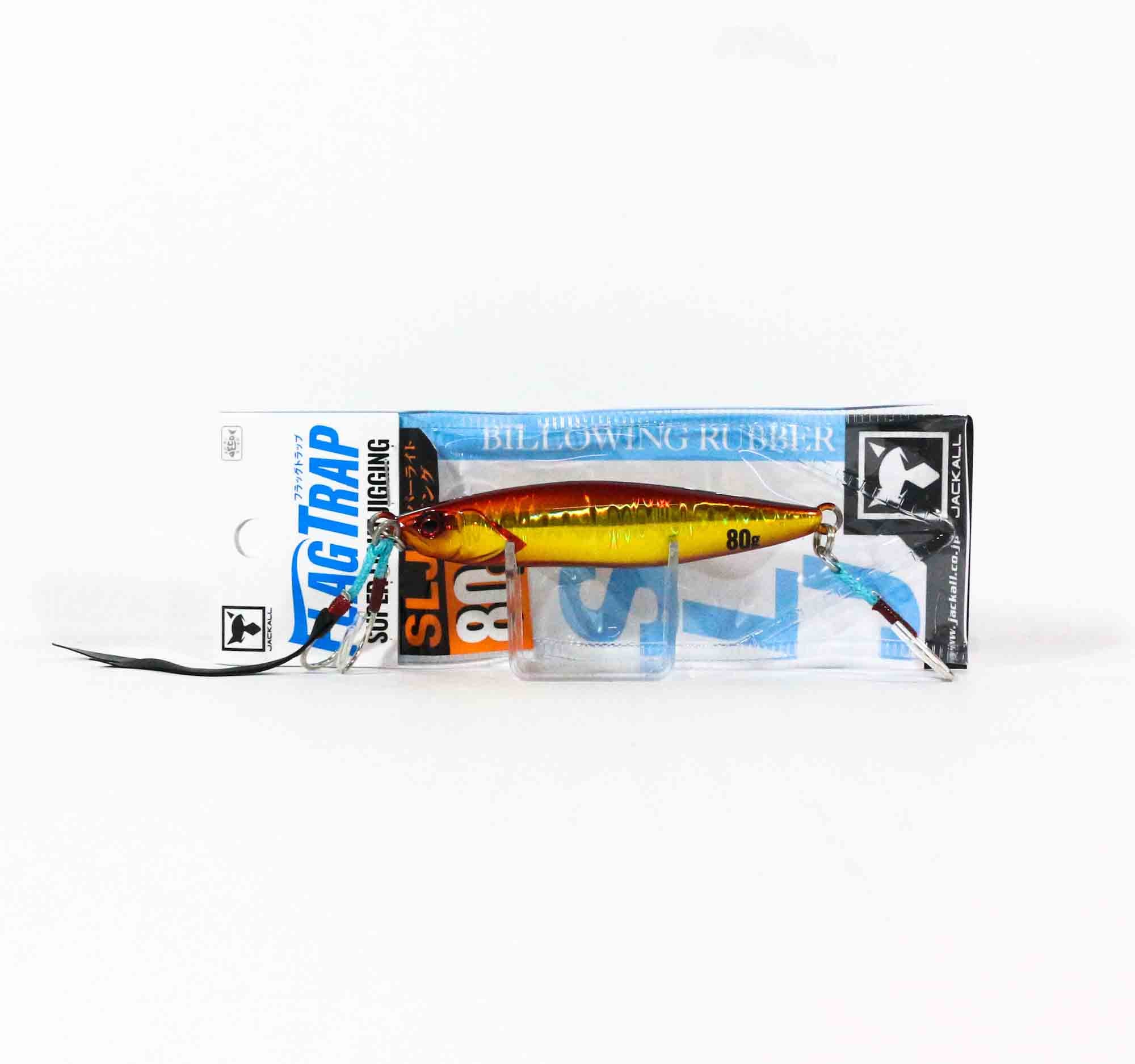 Jackall Metal Jig Flag Trap 80 grams Red & Gold (3233)