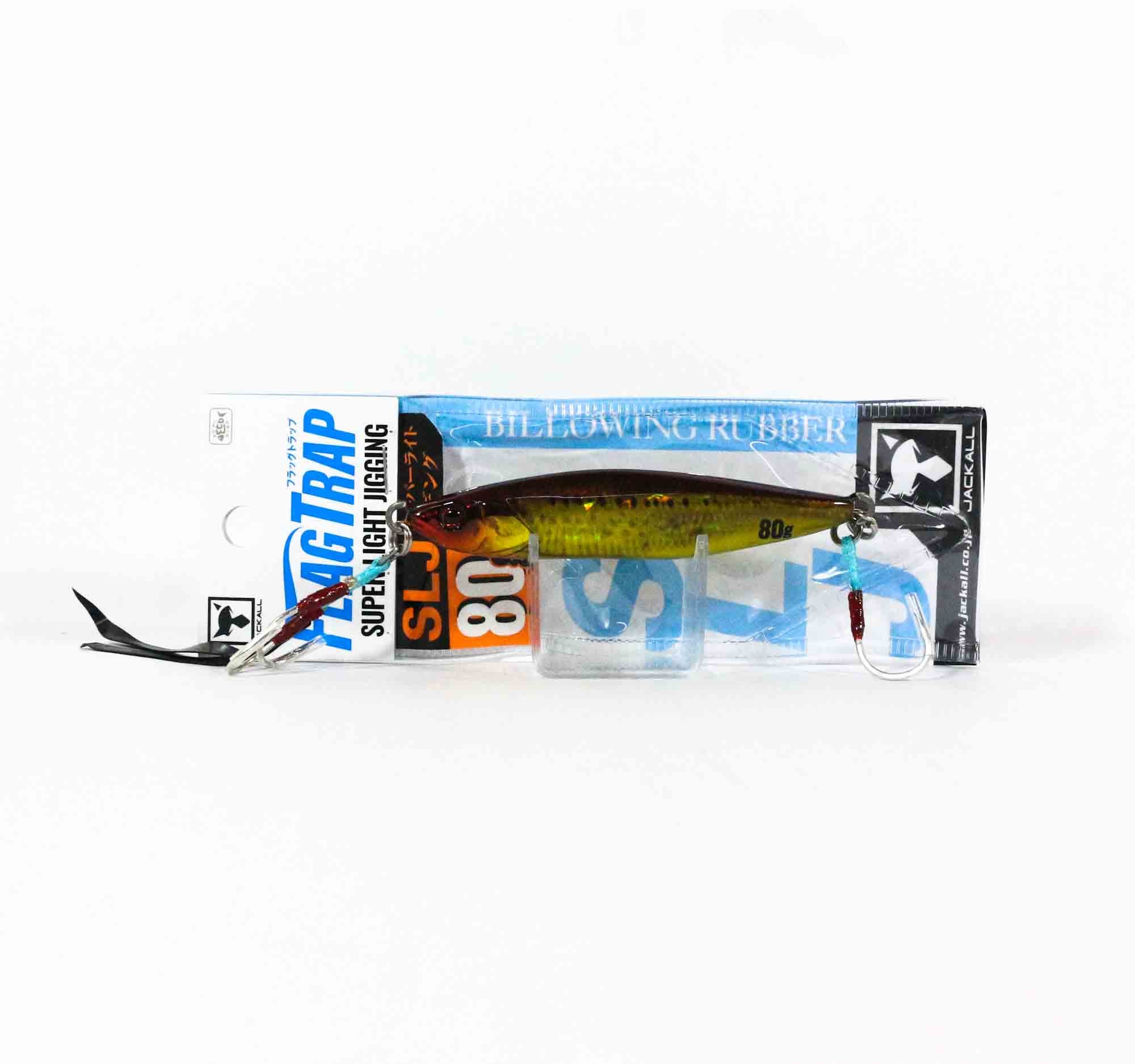 Jackall Metal Jig Flag Trap 80 grams Cho Real Red Gold Iwashi (3301)