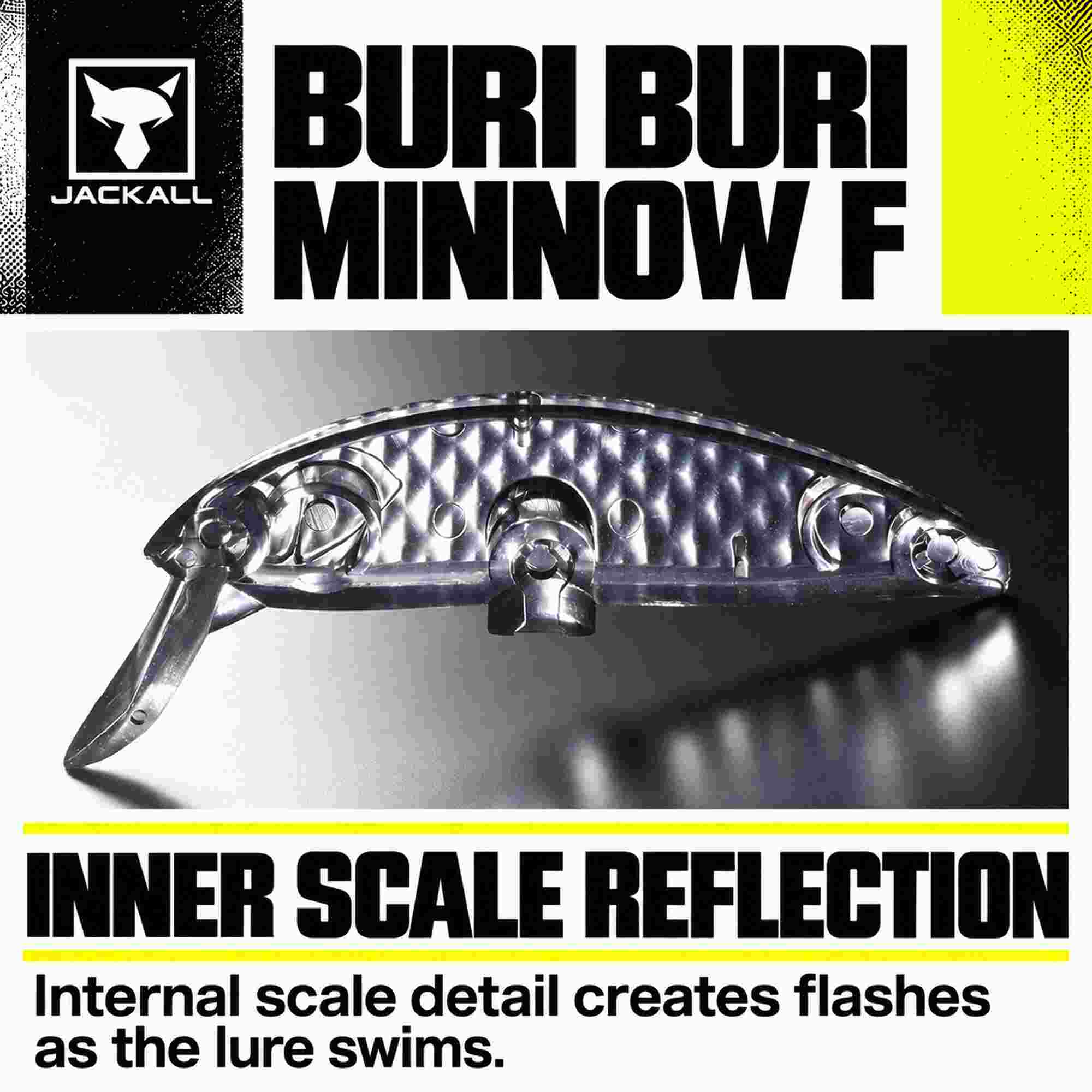 Jackall Timon Buri Buri Minnow F 40 mm Floating Lure Yazy Bondz (3875)