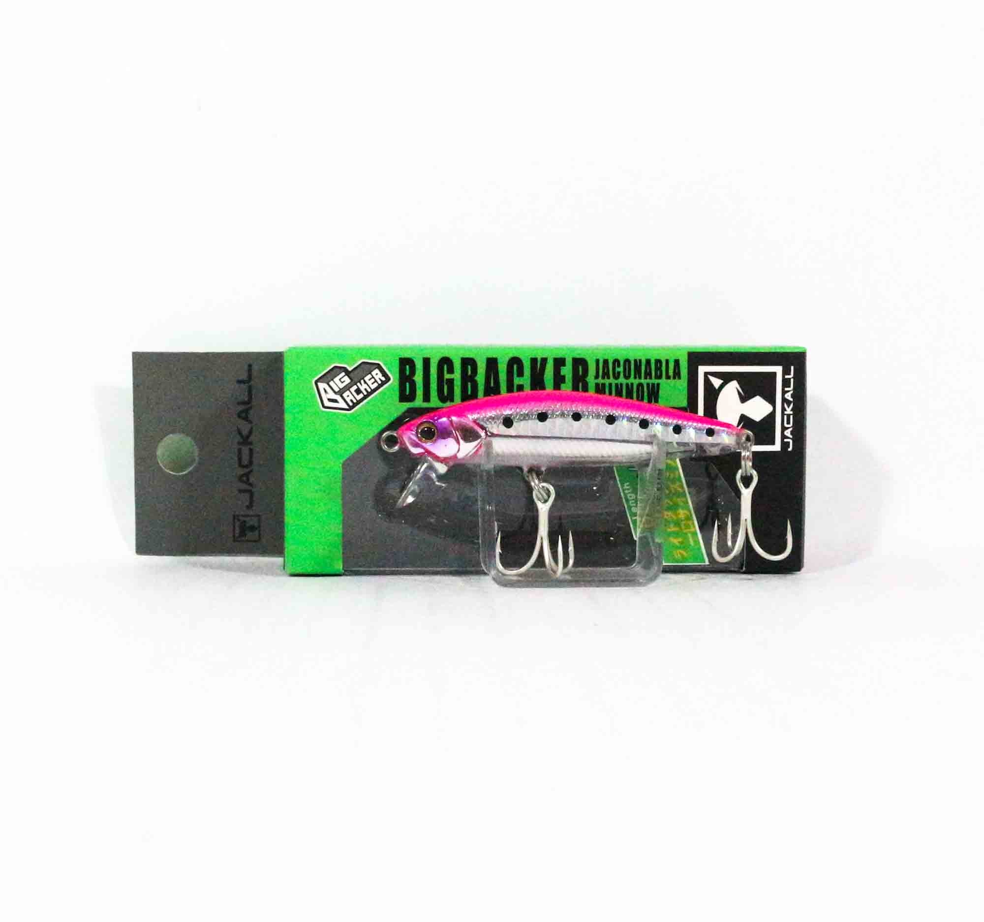 Jackall Big Backer Nabla Minnow 60 Sinking Lure 10 grams Pink Iwashi (4889)