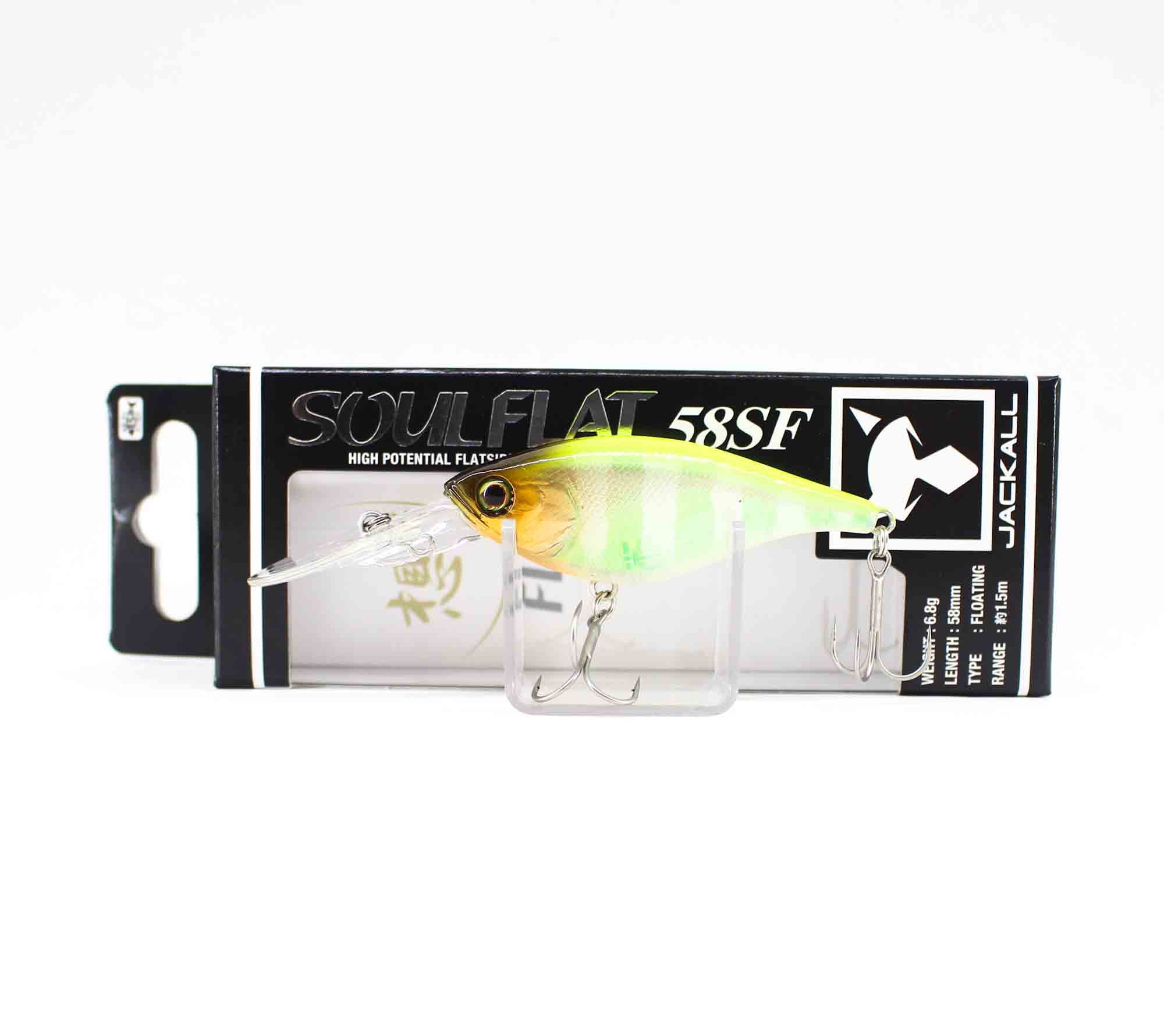 Jackall Soul Flat 58SF Floating Lure Pol Chart Back Bluegill (5497)