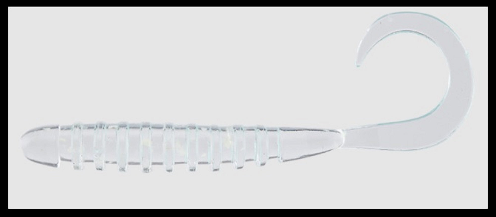 Sale Jackall Soft Lure SW Light Game Tide Curly 2.0 Clear Glow Crush (6401)