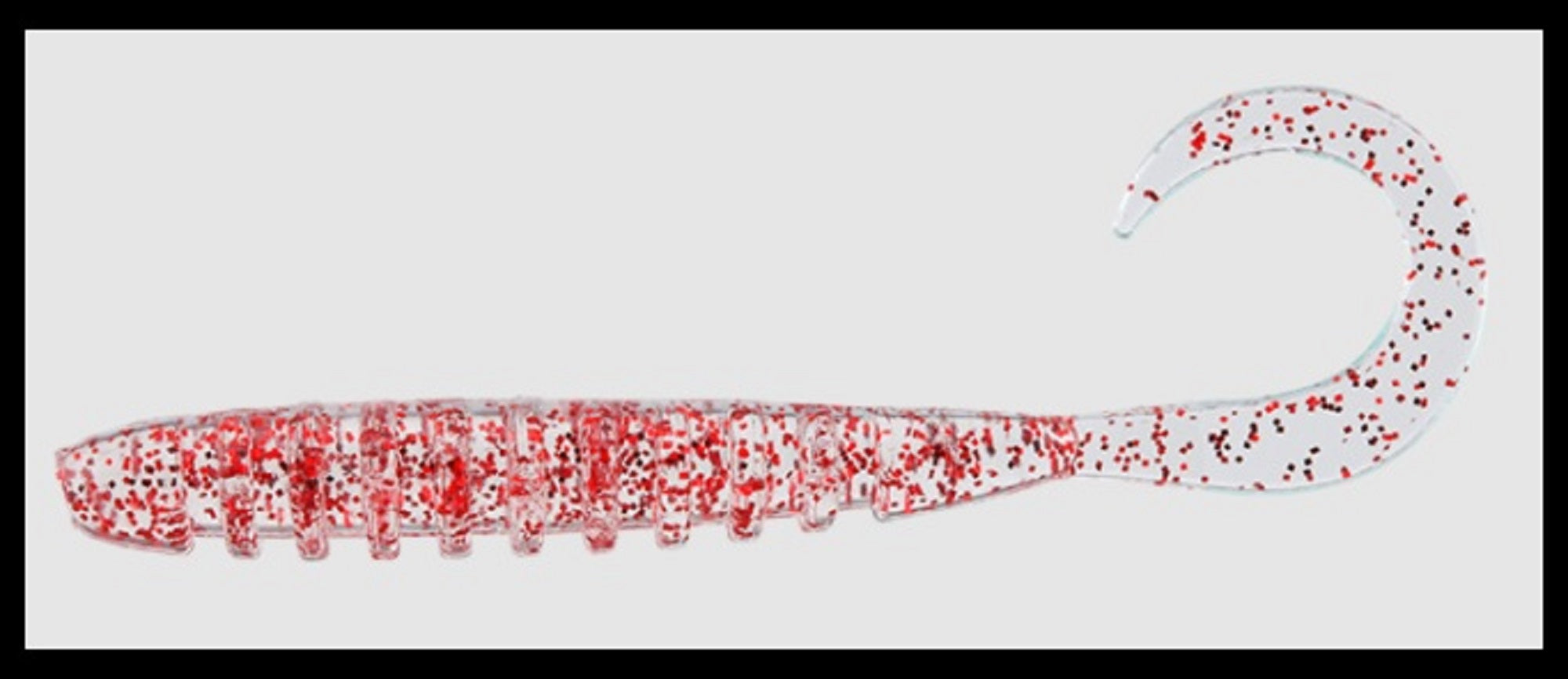 Sale Jackall Soft Lure SW Light Game Tide Curly 2.8 Clear Red Flake (6463)