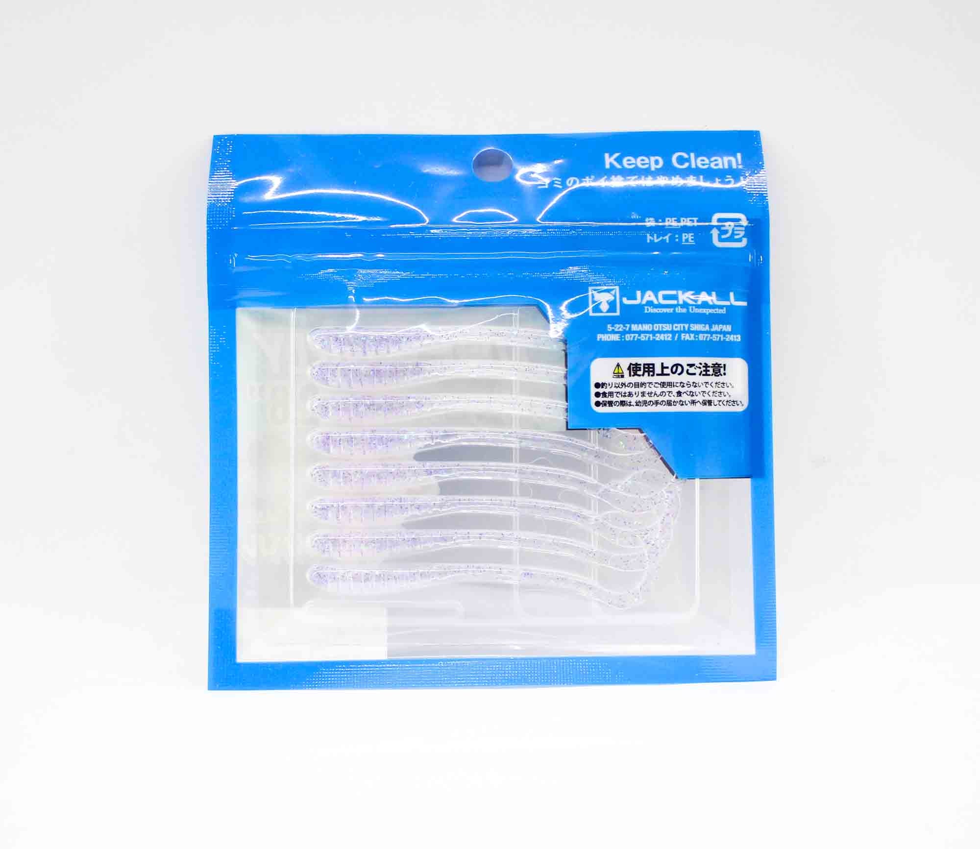 Sale Jackall Soft Lure SW Light Game Tide Curly 2.8 Clear Prism Neon (6531)