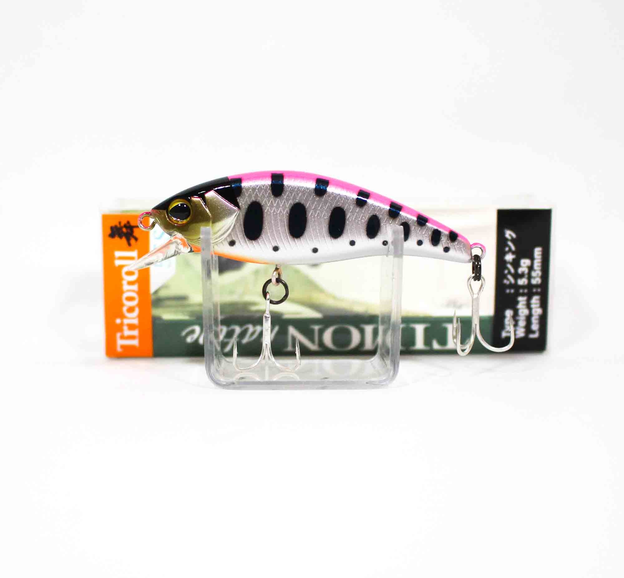 Jackall Timon Tricoroll Mai 55S Sinking Lure Silver Pink Yamame (7873)