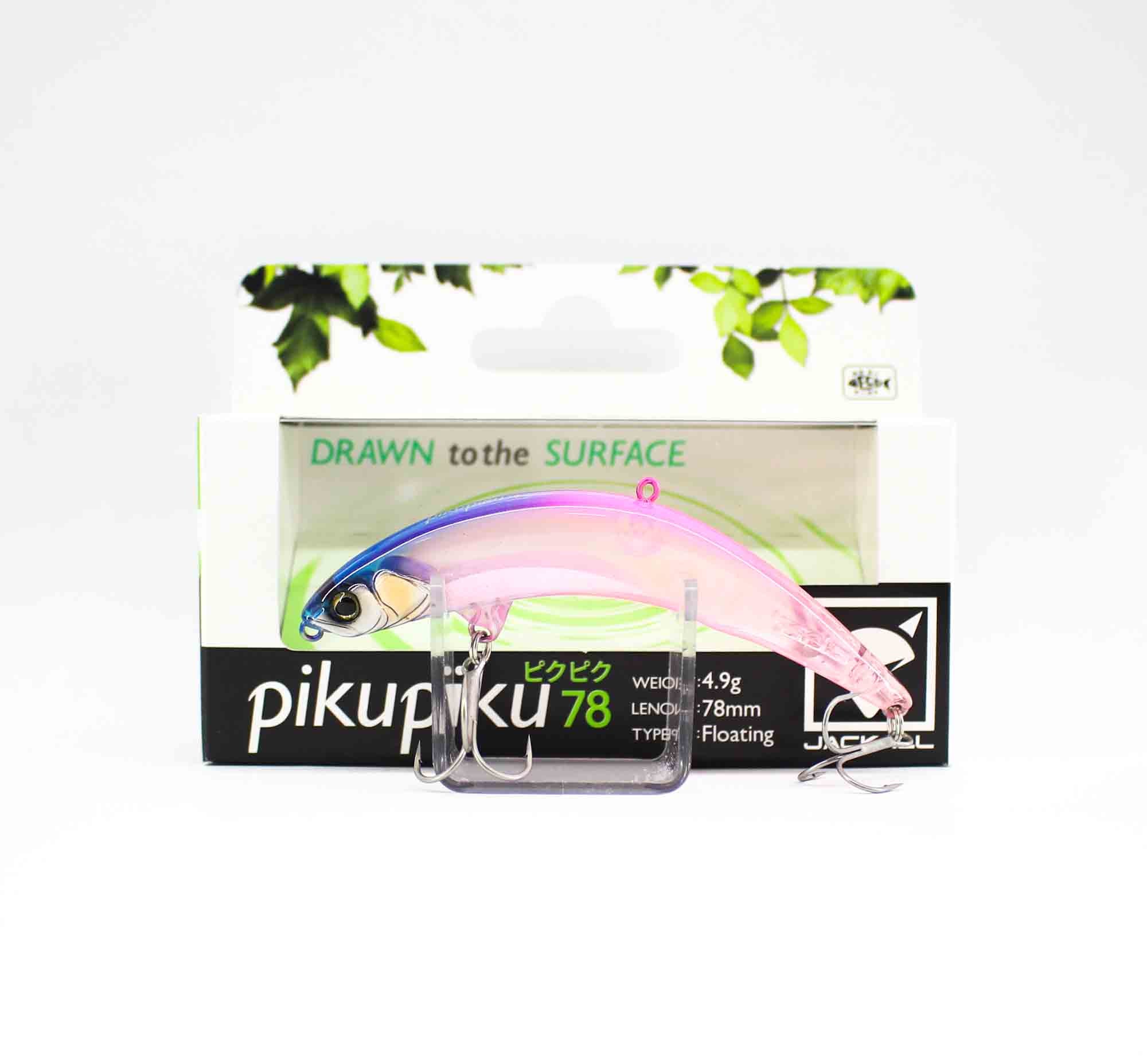 Jackall Piku Piku 78 Floating Lure Sight Clear Pink (0163)