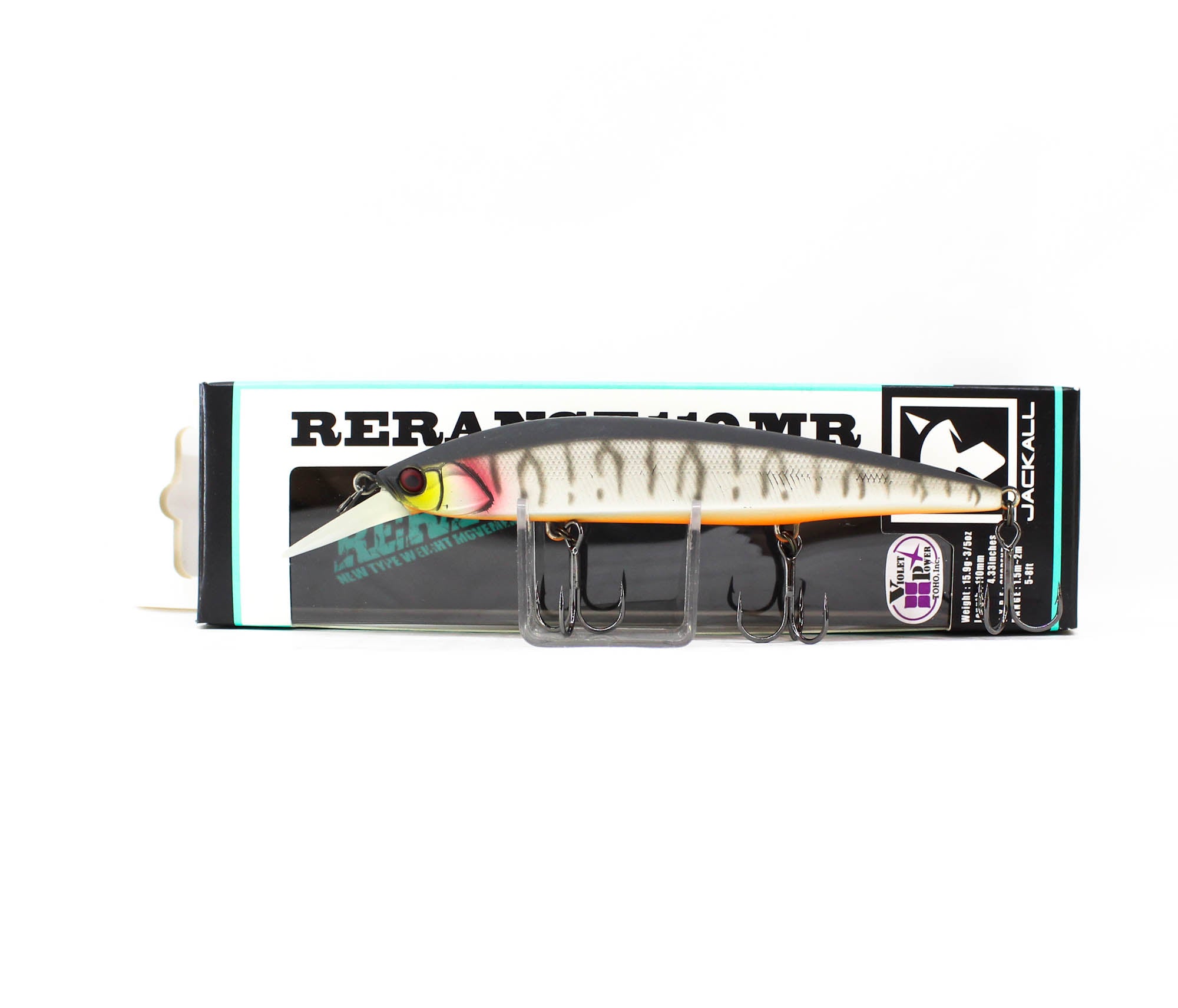 Jackall Rerange 110 MR Suspend Lure UV Mat Silver Tiger (0873)