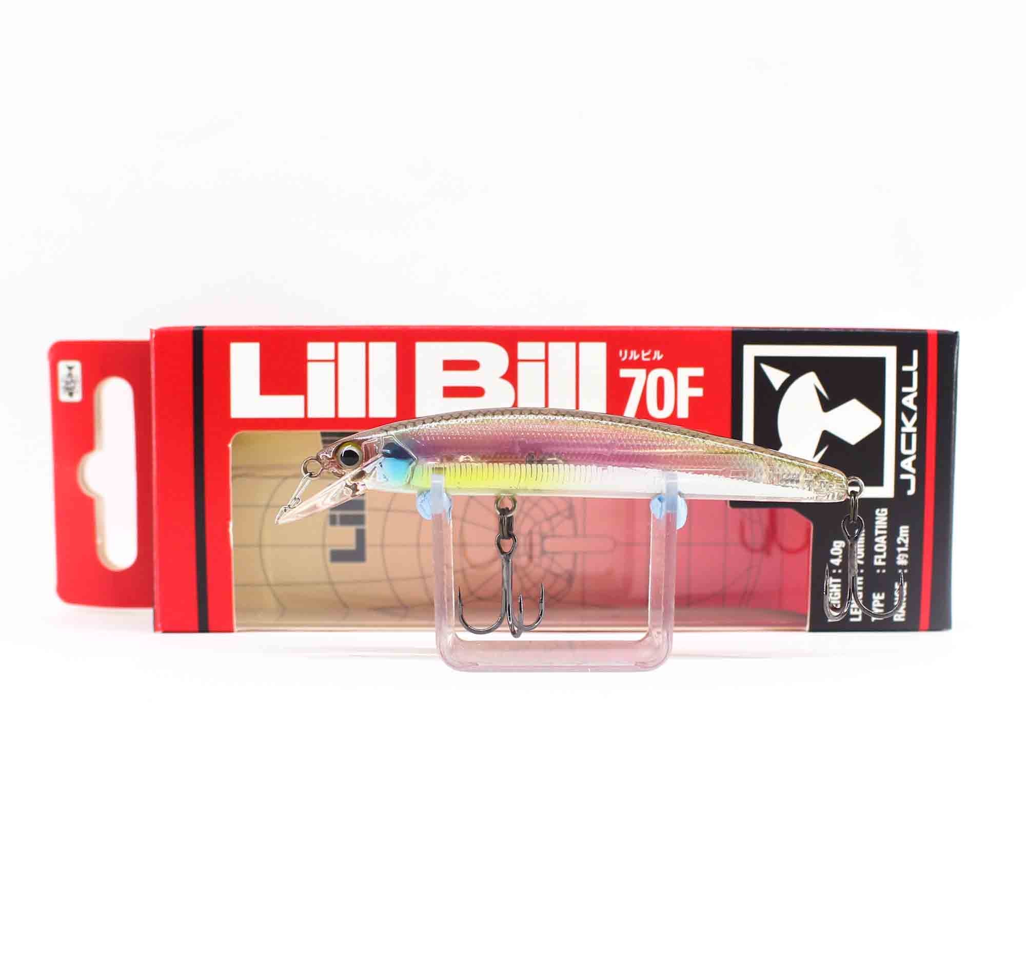 Jackall Lill Bill 70F Floating Lure Half Mirror Wakasagi (1504)