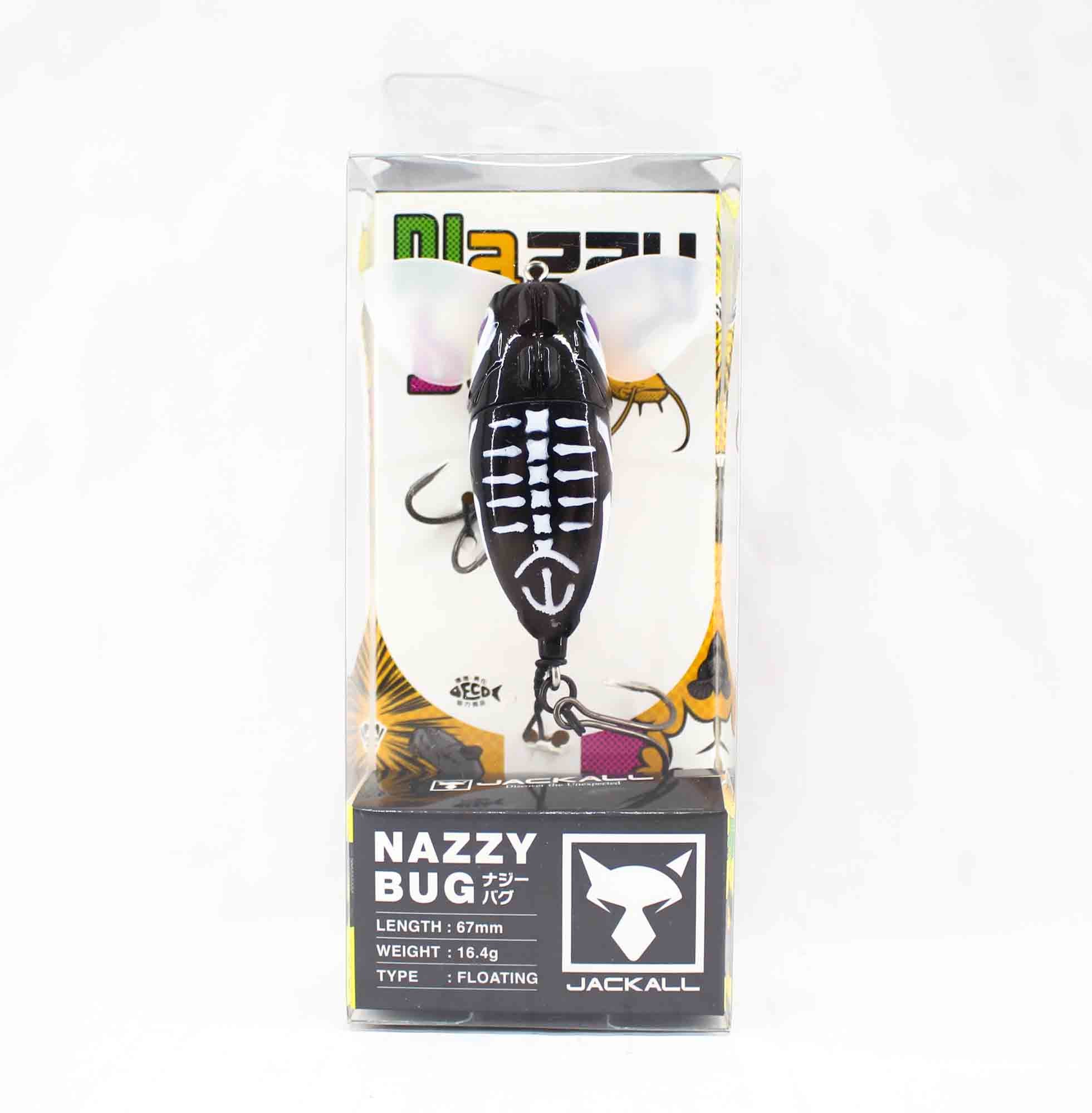 Jackall Nazzy Bug 67 mm 16.4 grams Floating Lure Frog Bone (1603)