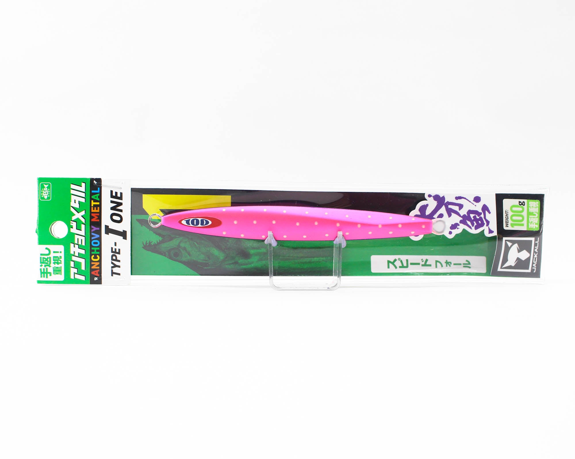 Jackall Metal Jig Anchovy Type 1 Standard 100 grams Strong Pink (1931)