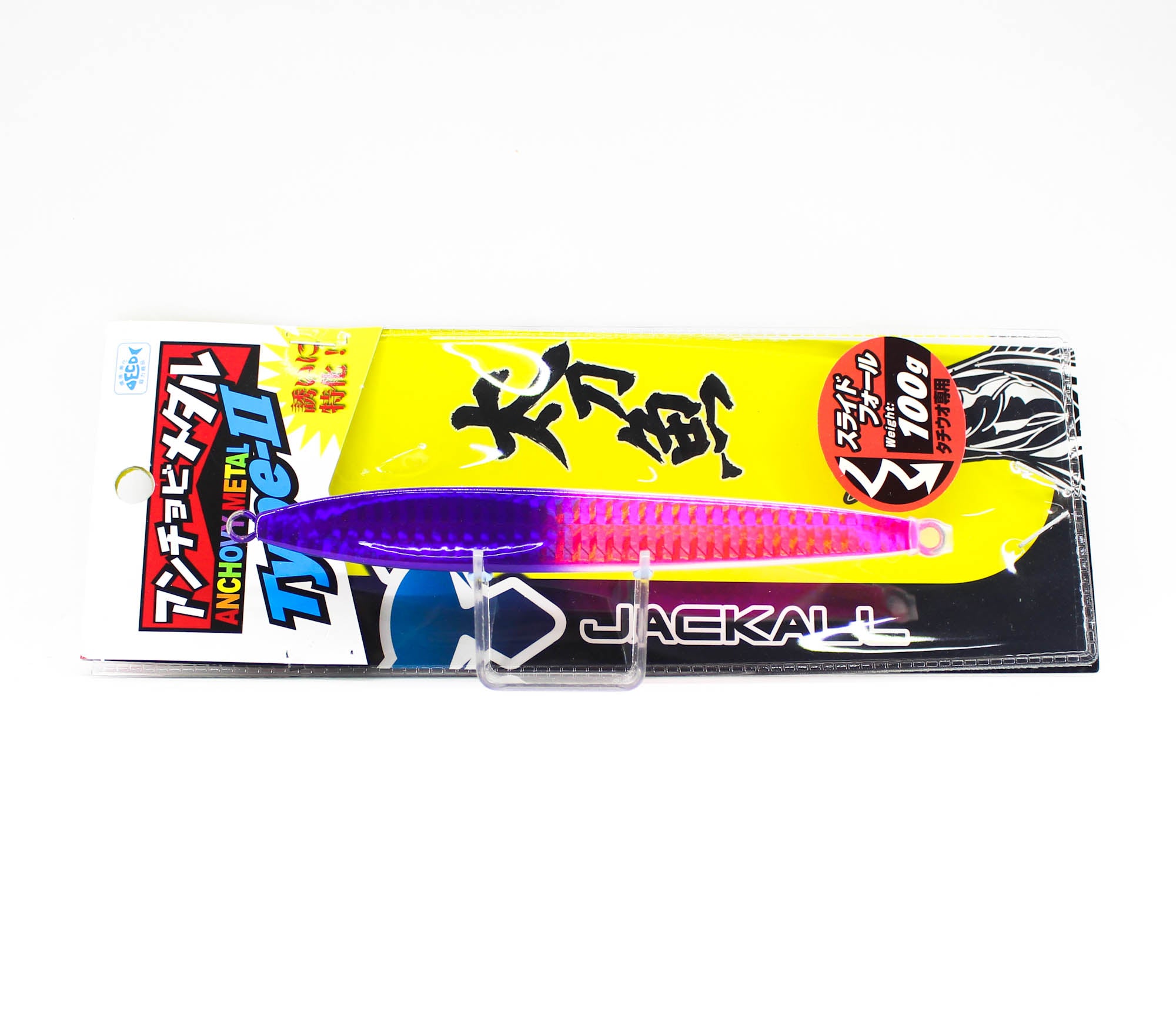 Jackall Metal Jig Anchovy Type 2 Slow Slide 100 grams Purp Pink (2006)