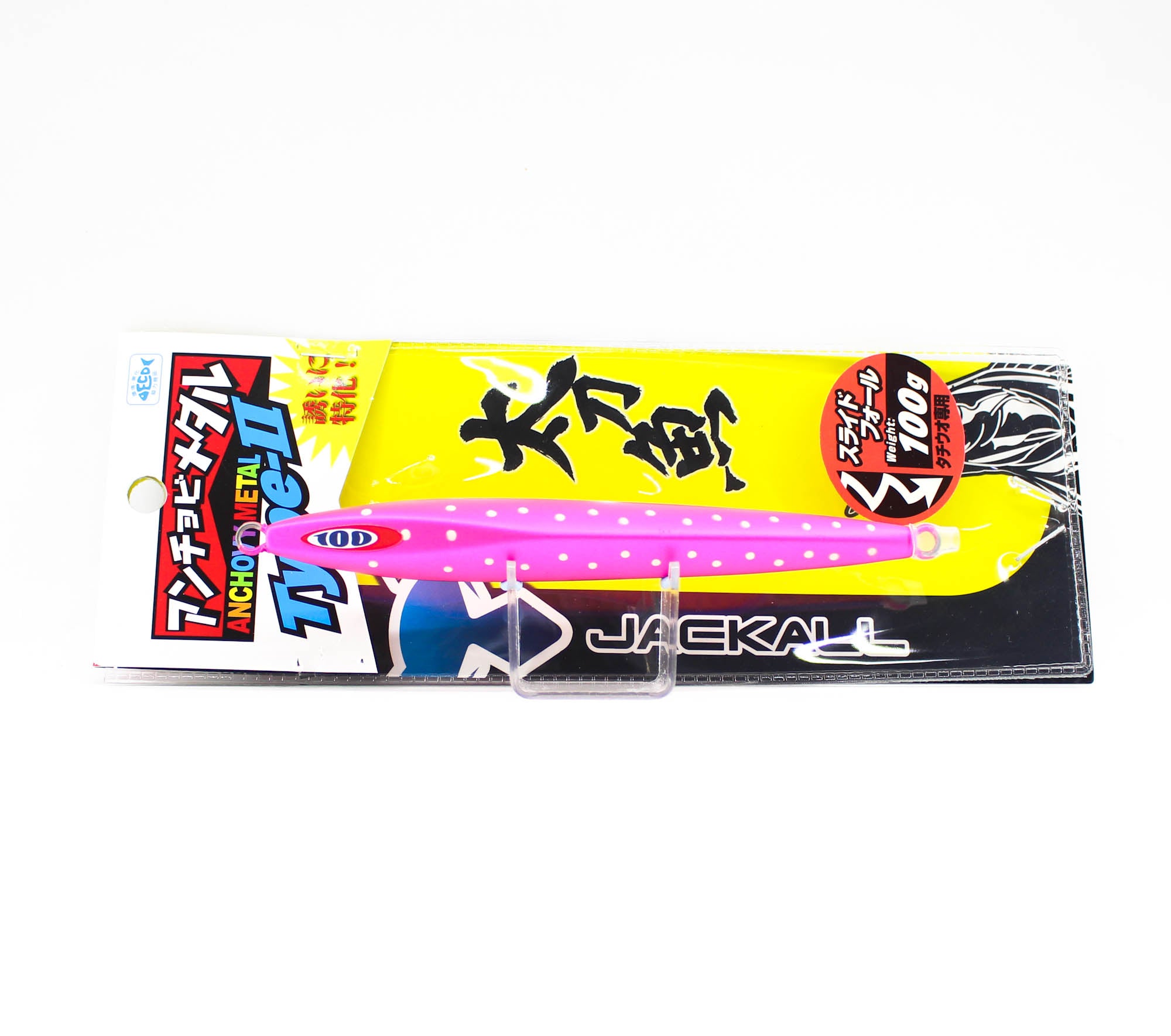 Jackall Metal Jig Anchovy Type 2 Slow Slide 100 grams Pink Glow (2013)