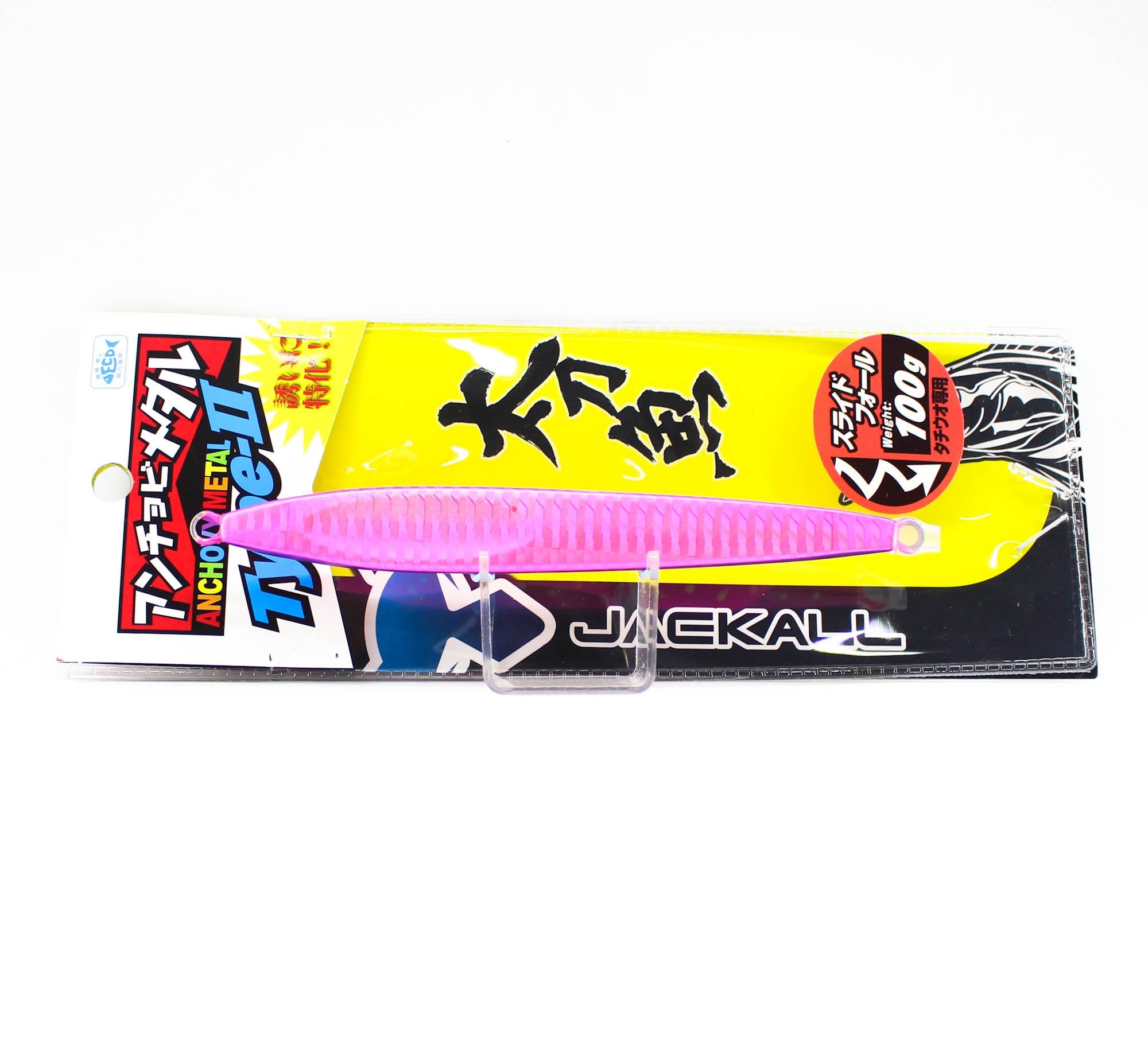 Jackall Metal Jig Anchovy Type 2 Slow Slide 100 grams Pink Glow (2013)